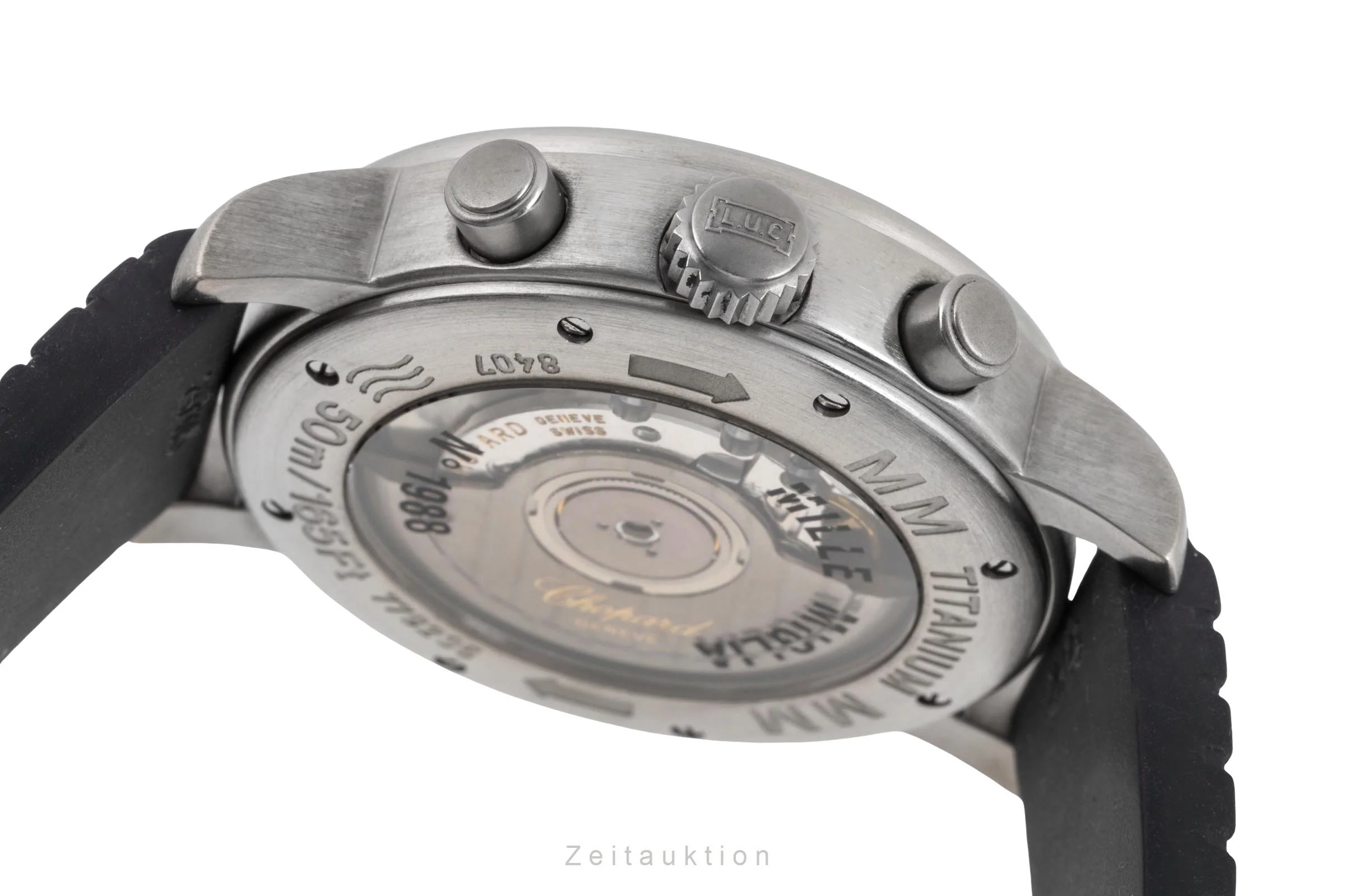 Chopard Mille Miglia chronograph titanium automatic men's watch 8407  [2506228] - Image 12