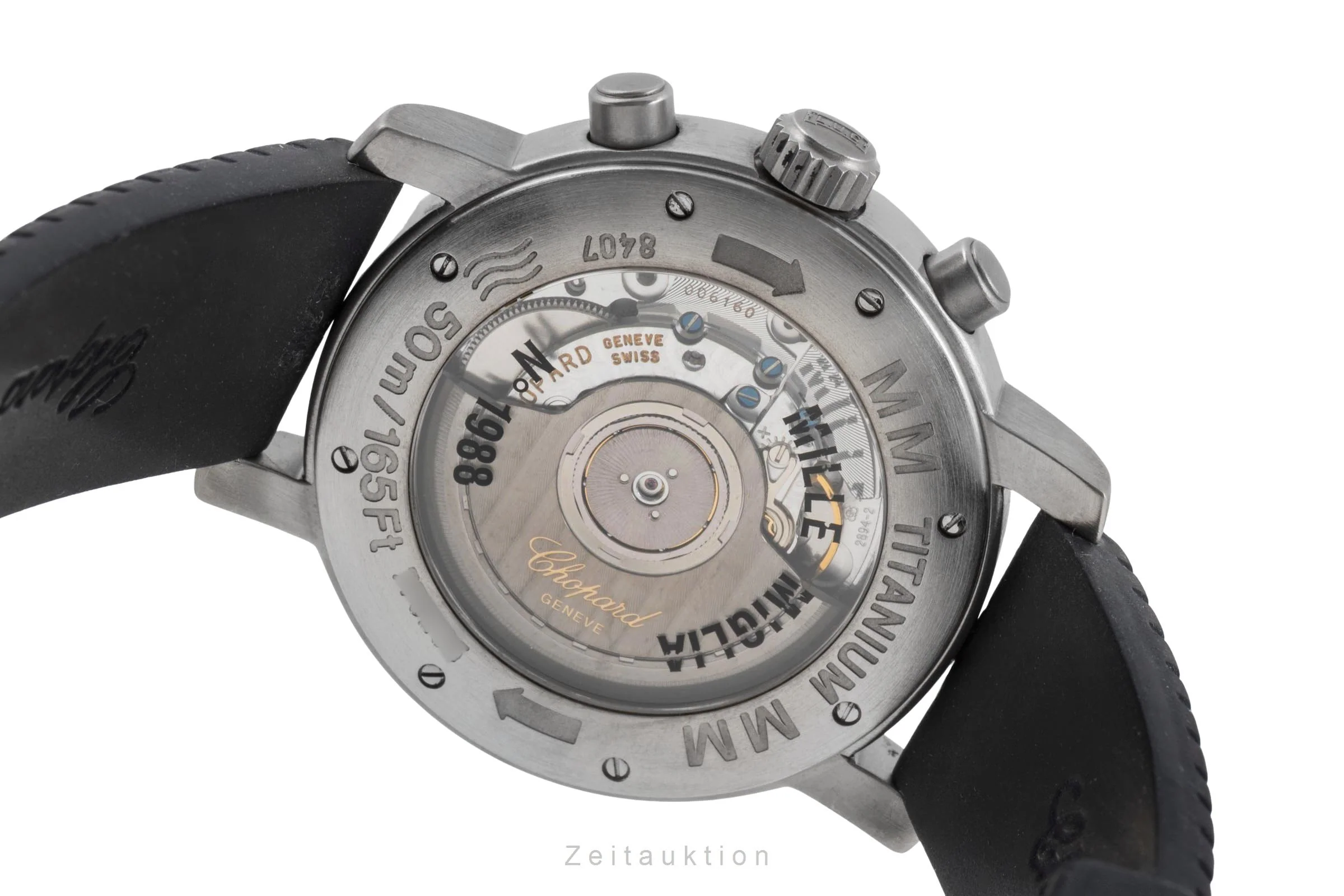 Chopard Mille Miglia chronograph titanium automatic men's watch 8407  [2506228] - Image 13