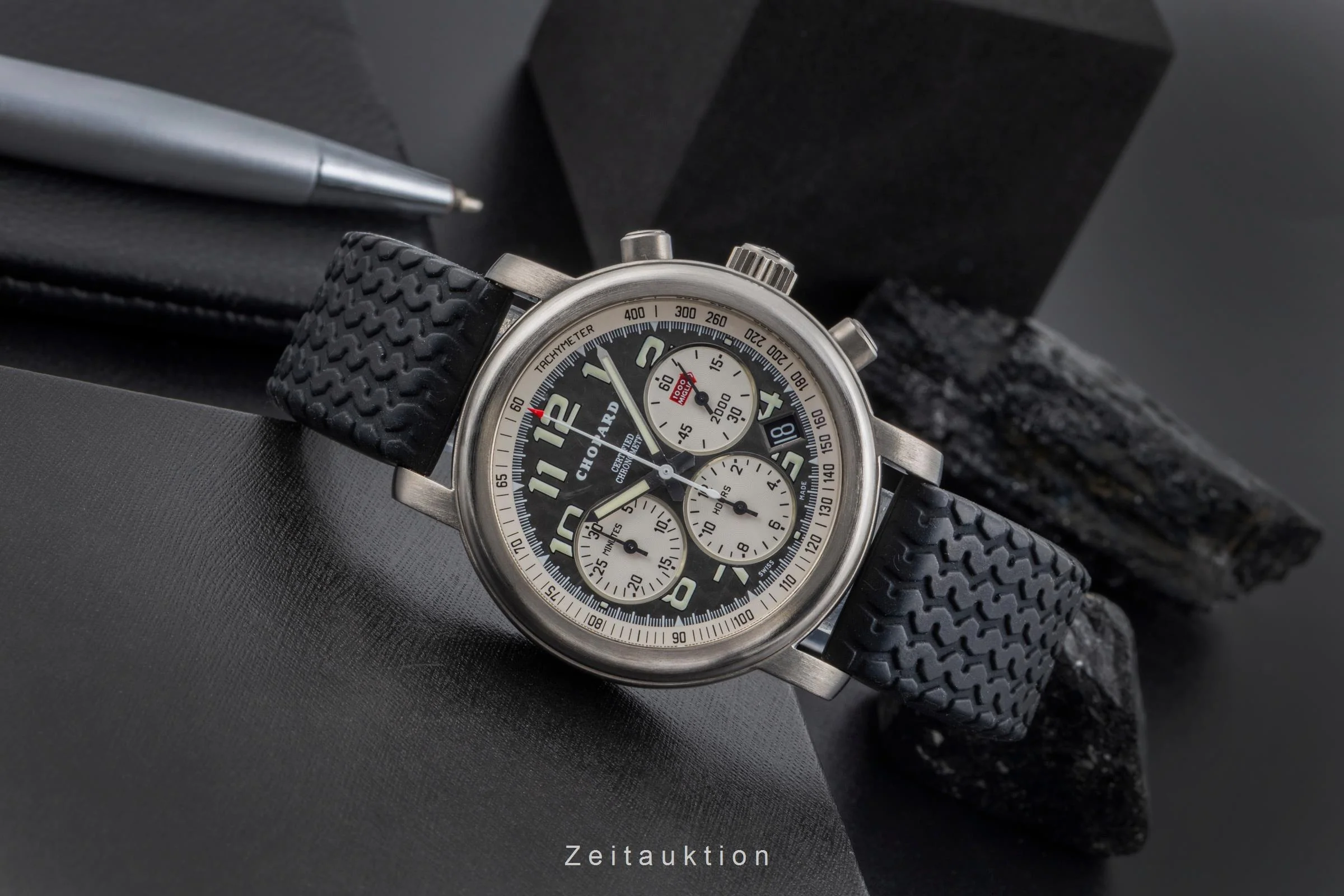Chopard Mille Miglia chronograph titanium automatic men's watch 8407  [2506228] - Image 3