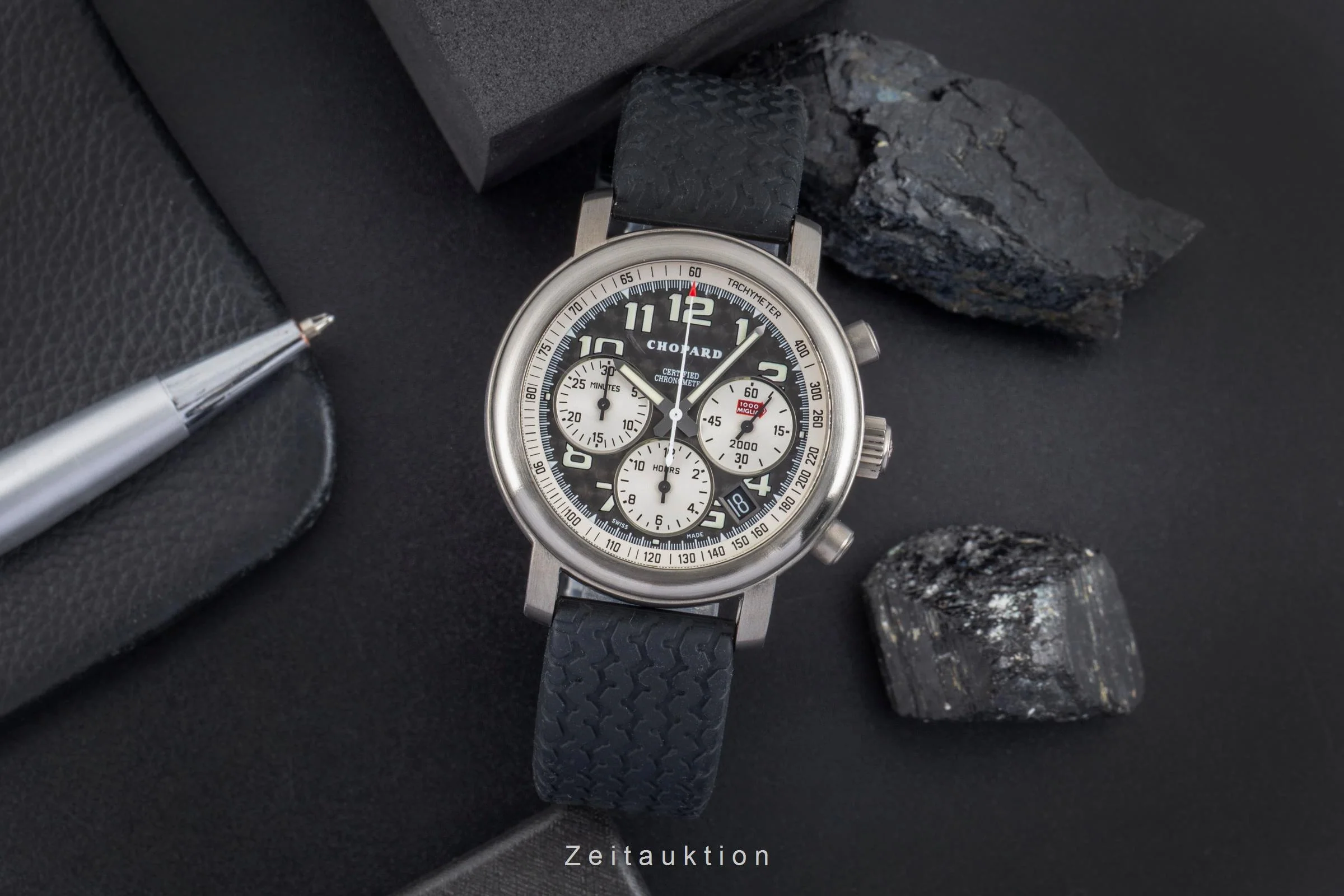 Chopard Mille Miglia chronograph titanium automatic men's watch 8407  [2506228] - Image 4