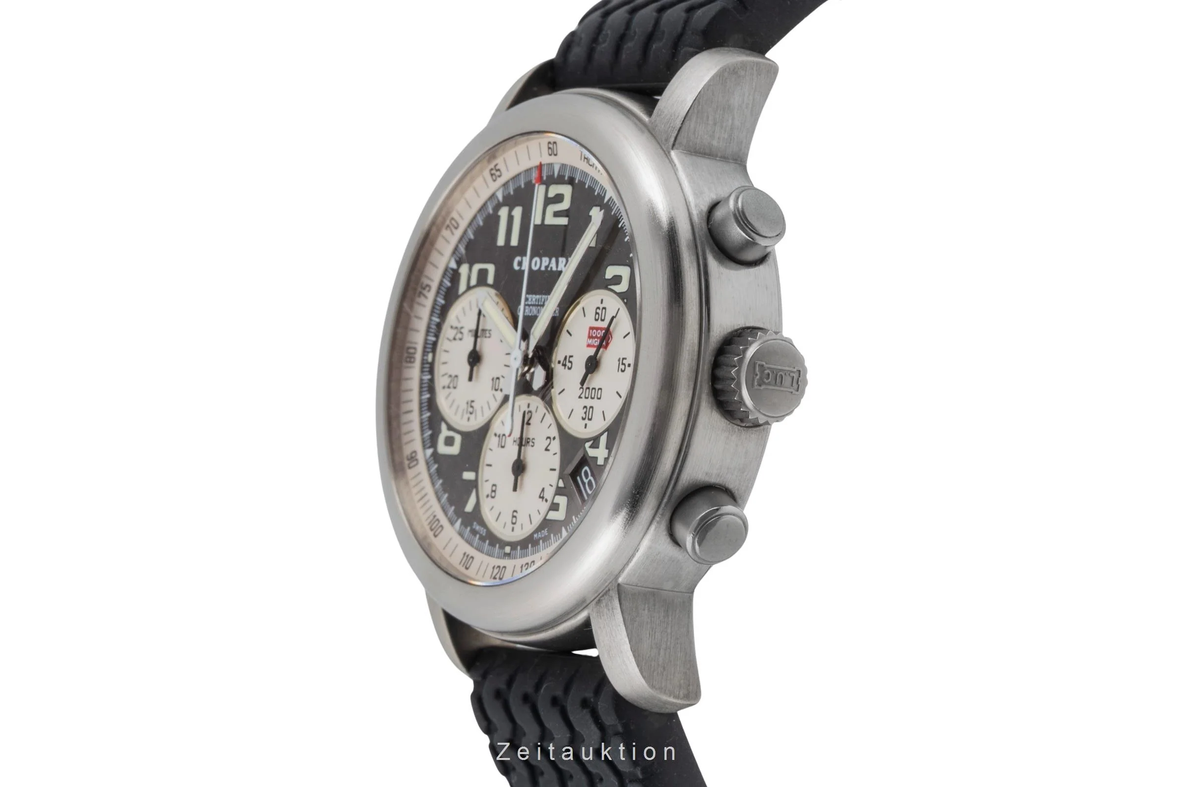 Chopard Mille Miglia chronograph titanium automatic men's watch 8407  [2506228] - Image 7
