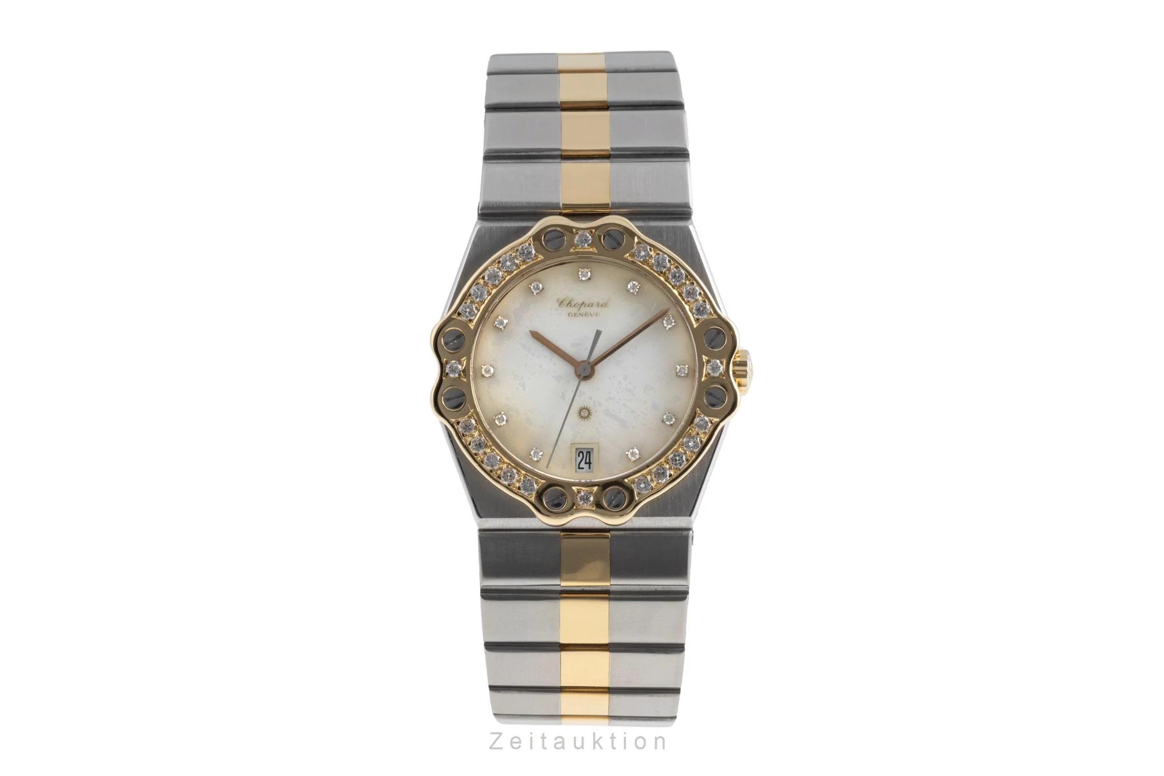 Chopard St. Moritz steel / gold quartz unisex 8023 Vintage  [2503002] - Image 5