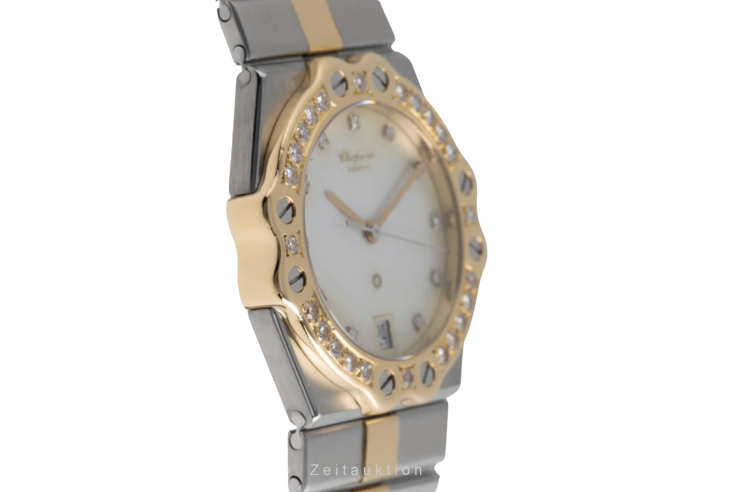 Chopard St. Moritz steel / gold quartz unisex 8023 Vintage  [2503002] - Image 8