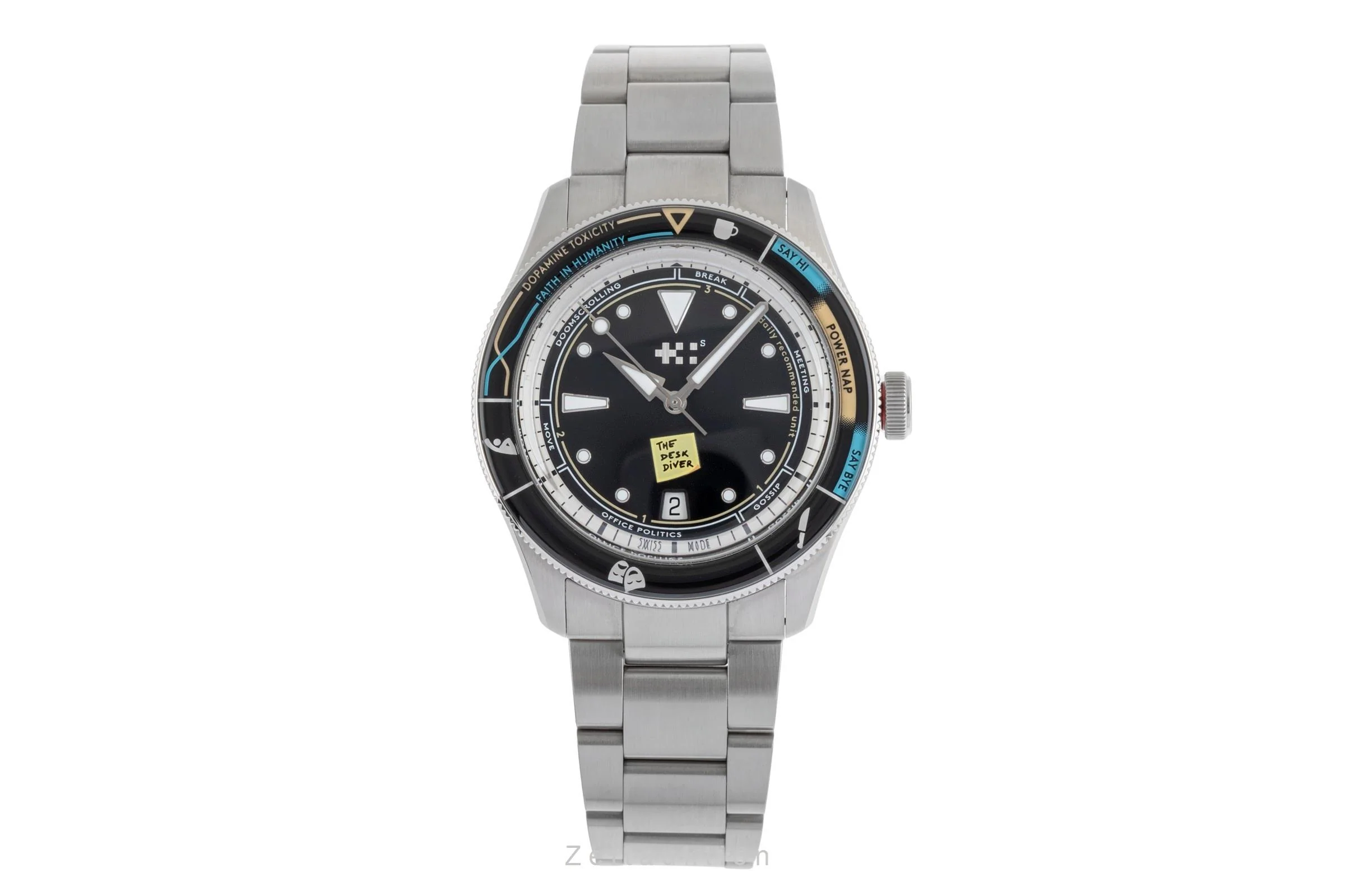 Christopher Ward Desk Diver steel automatic men's watch C65-41ADA2-DDK Limited  [2505231] - Image 5