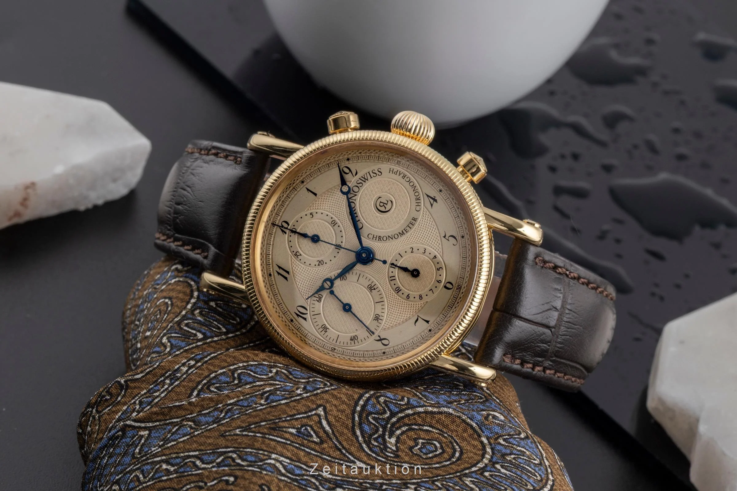 Chronoswiss Chronometer Chronograph chronograph 18 ct gold automatic men's watch CH7521  [2502576] - Image 3