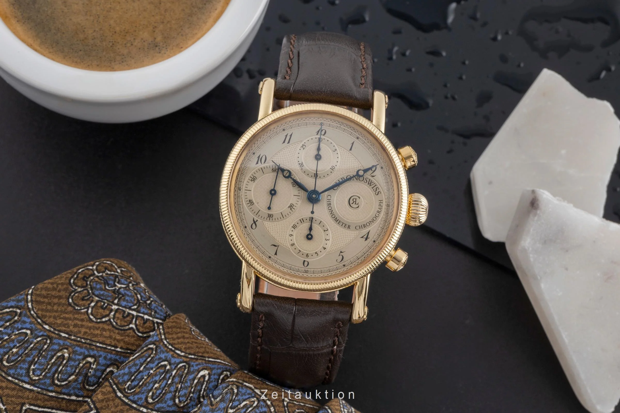 Chronoswiss Chronometer Chronograph chronograph 18 ct gold automatic men's watch CH7521  [2502576] - Image 4
