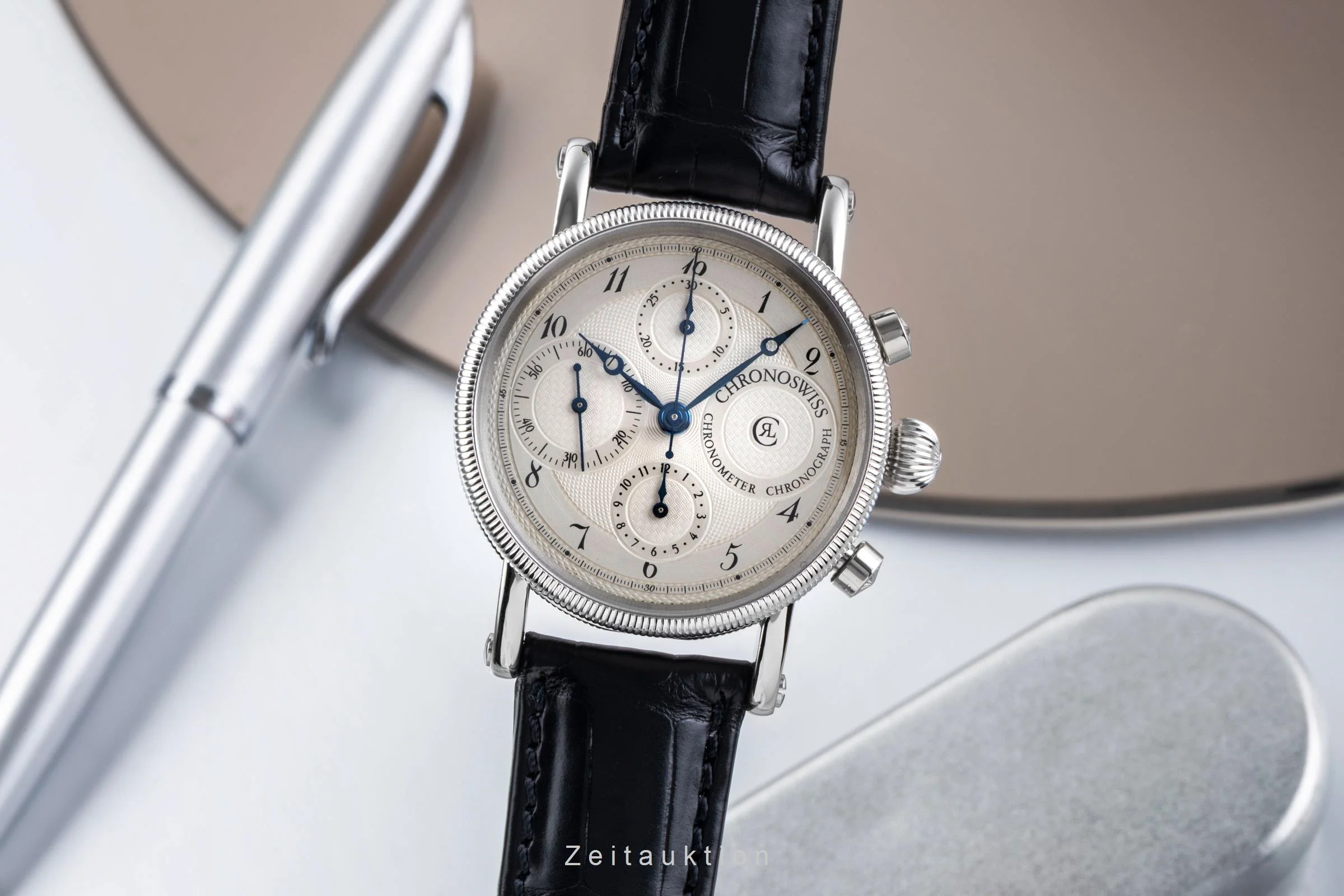 Chronoswiss Chronometer Chronograph chronograph steel automatic men's watch CH7523  [2505919] - Image 2