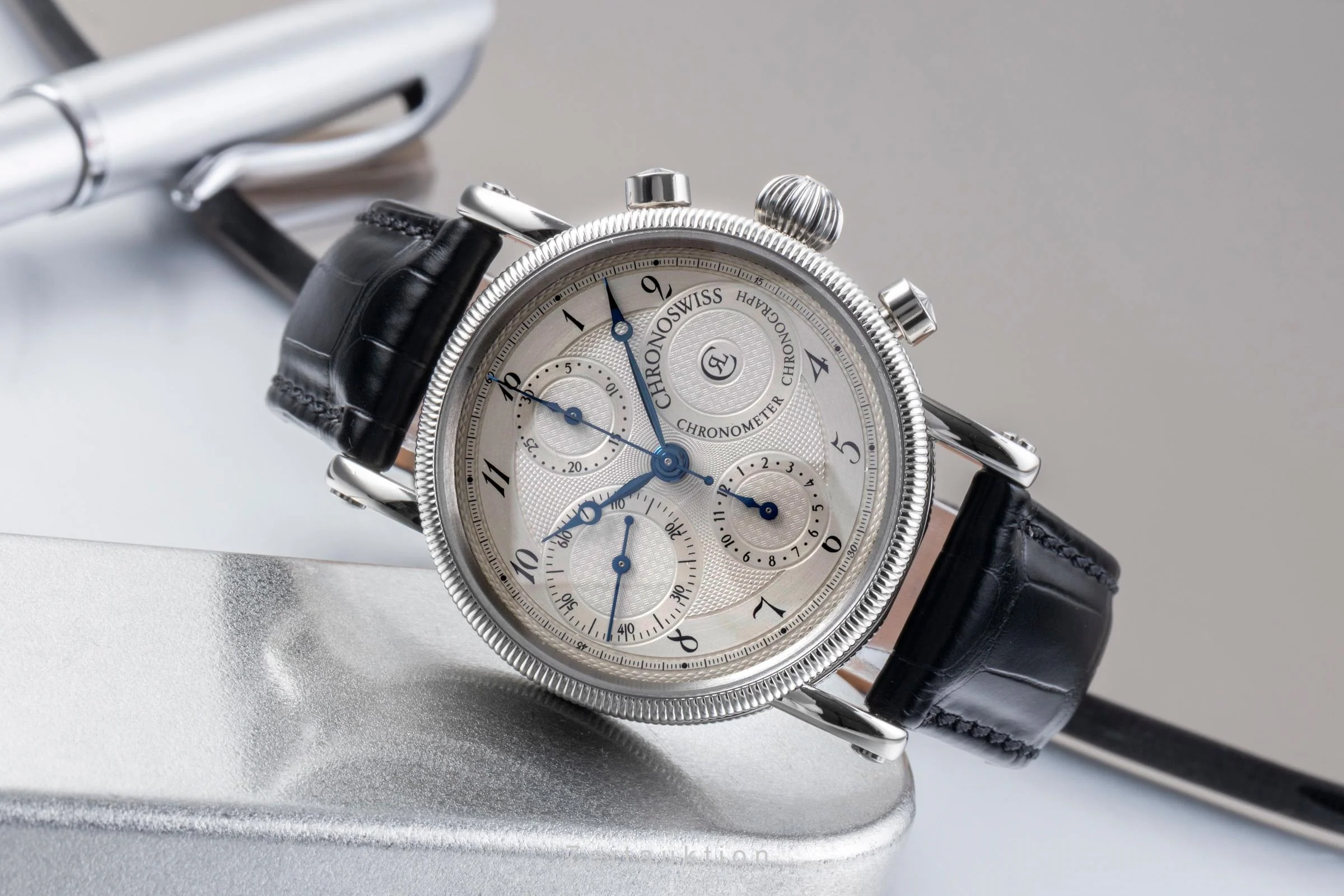 Chronoswiss Chronometer Chronograph chronograph steel automatic men's watch CH7523  [2505919] - Image 3
