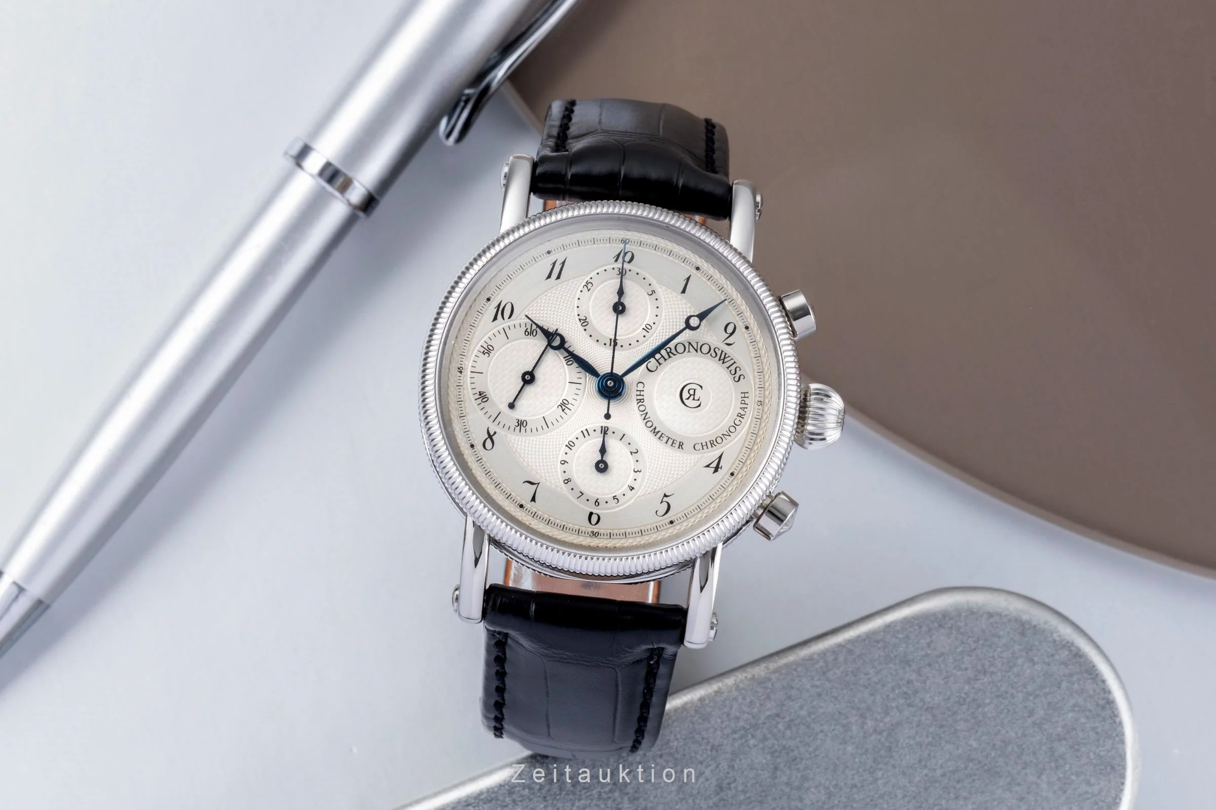 Chronoswiss Chronometer Chronograph chronograph steel automatic men's watch CH7523  [2505919] - Image 4