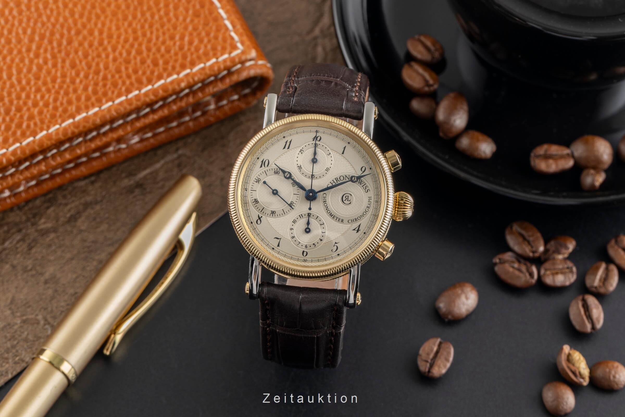Chronoswiss Chronometer Chronograph chronograph steel / gold automatic men's watch CH7522  [2501861] - Image 4