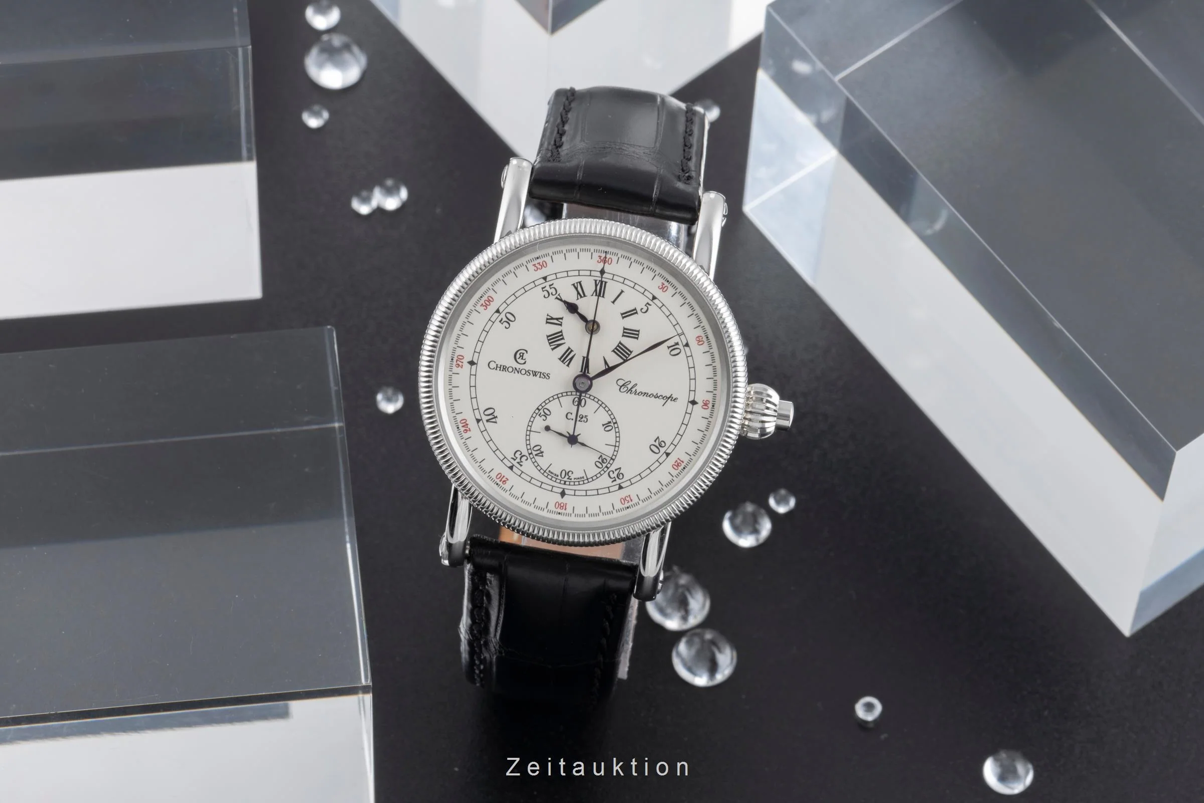 Chronoswiss Chronoscope steel automatic men's watch CH1523  [2504798] - Image 4