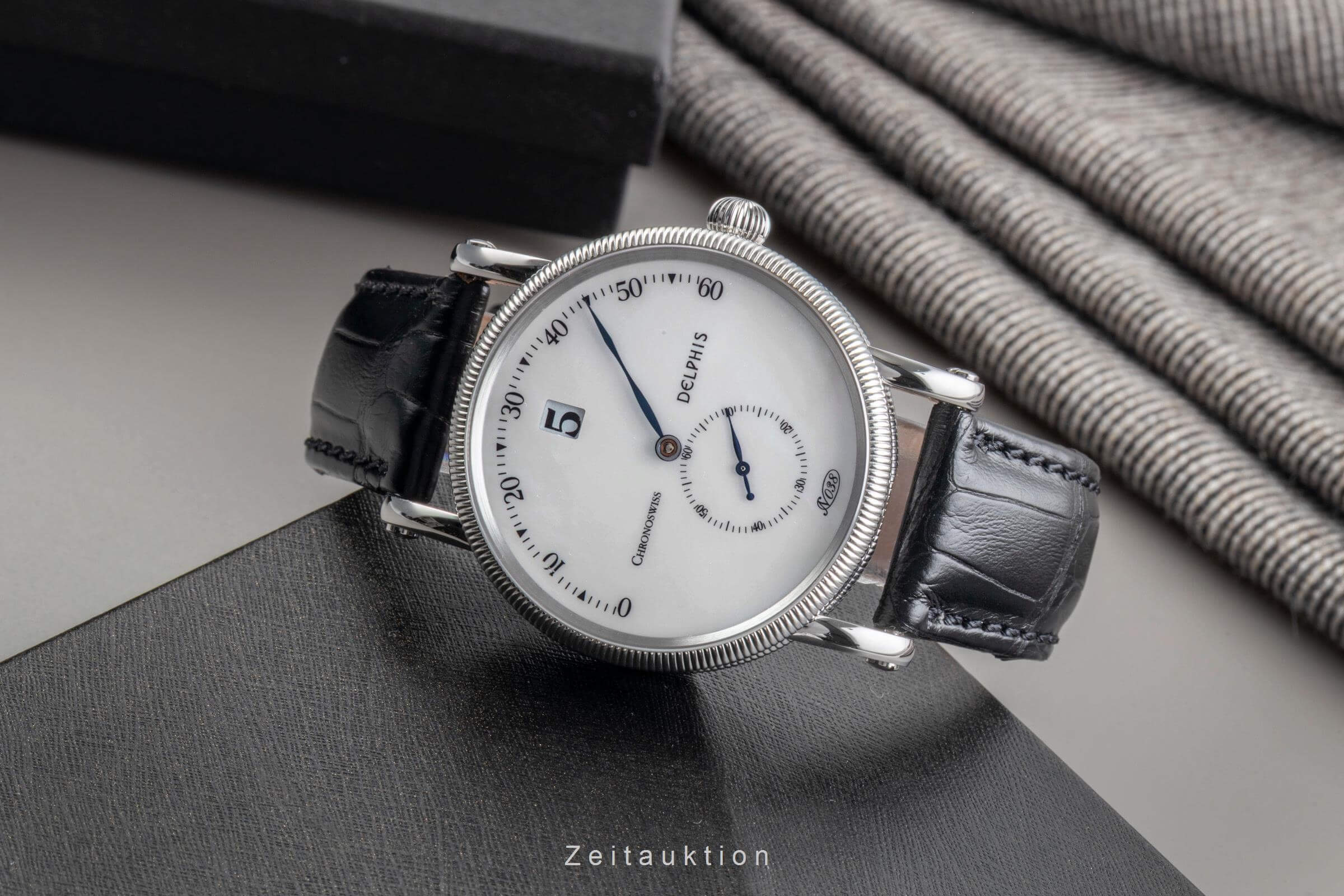 Chronoswiss Delphis steel automatic men's watch CH1423  [2501008] - Image 3