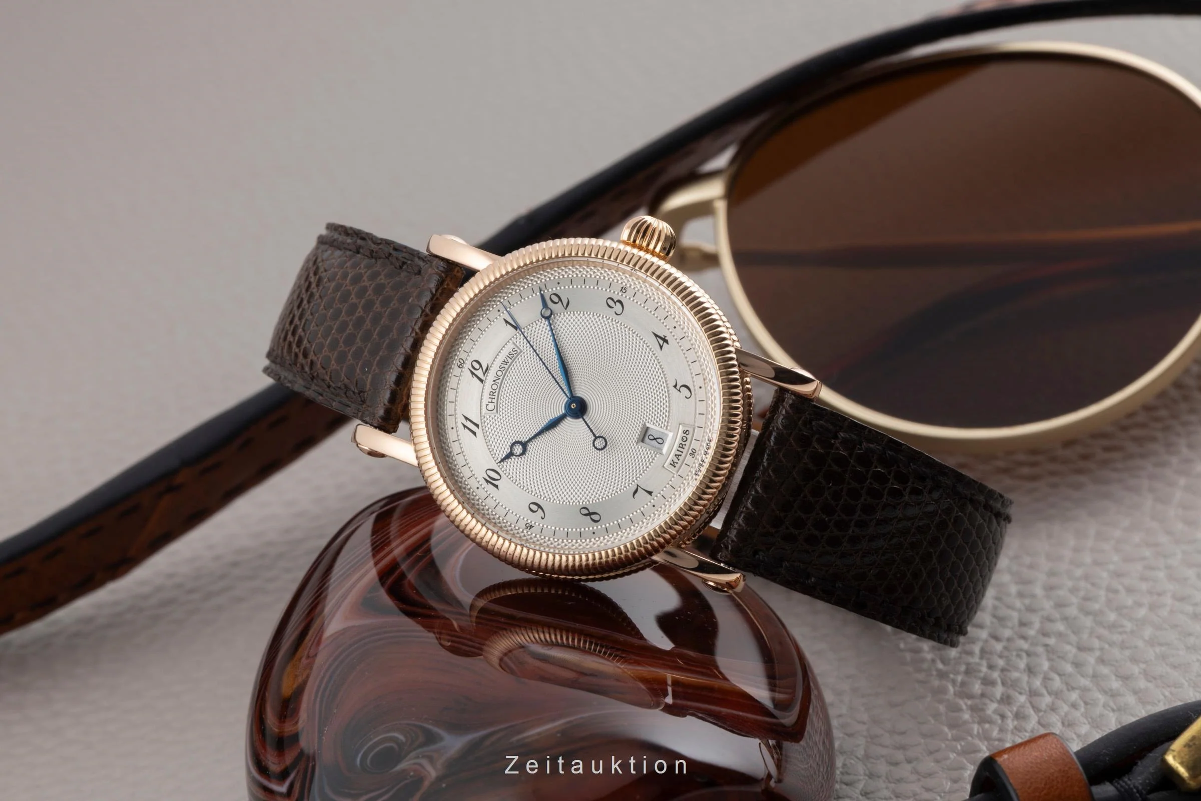 Chronoswiss Kairos 18 ct red gold automatic women's watch CH 2021 KR  [2507170] - Image 3