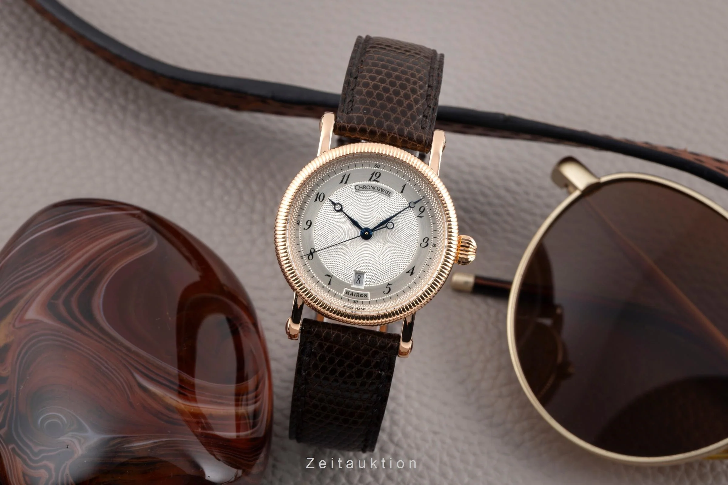Chronoswiss Kairos 18 ct red gold automatic women's watch CH 2021 KR  [2507170] - Image 4