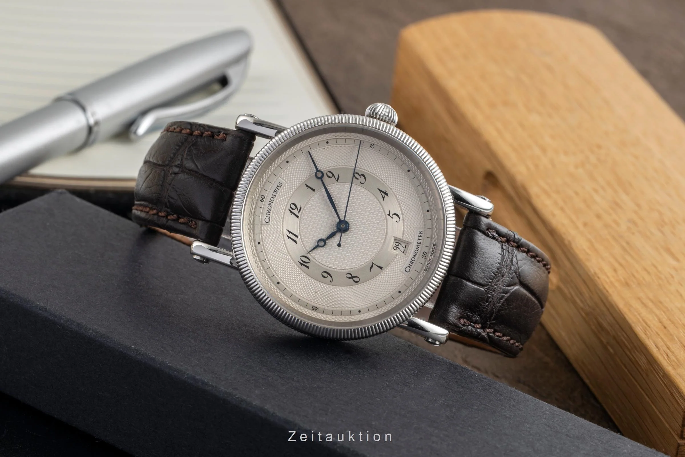 Chronoswiss Kairos steel automatic men's watch CH 2823  [2504464] - Image 3