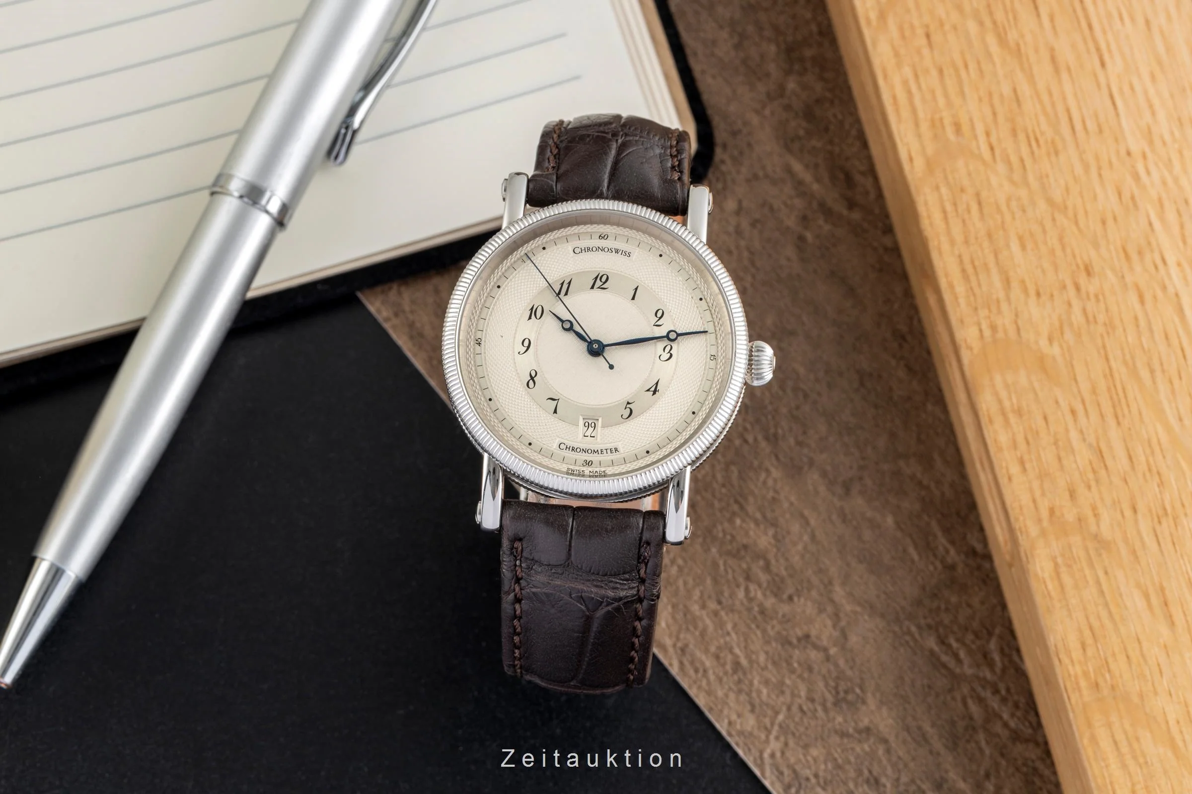 Chronoswiss Kairos steel automatic men's watch CH 2823  [2504464] - Image 4