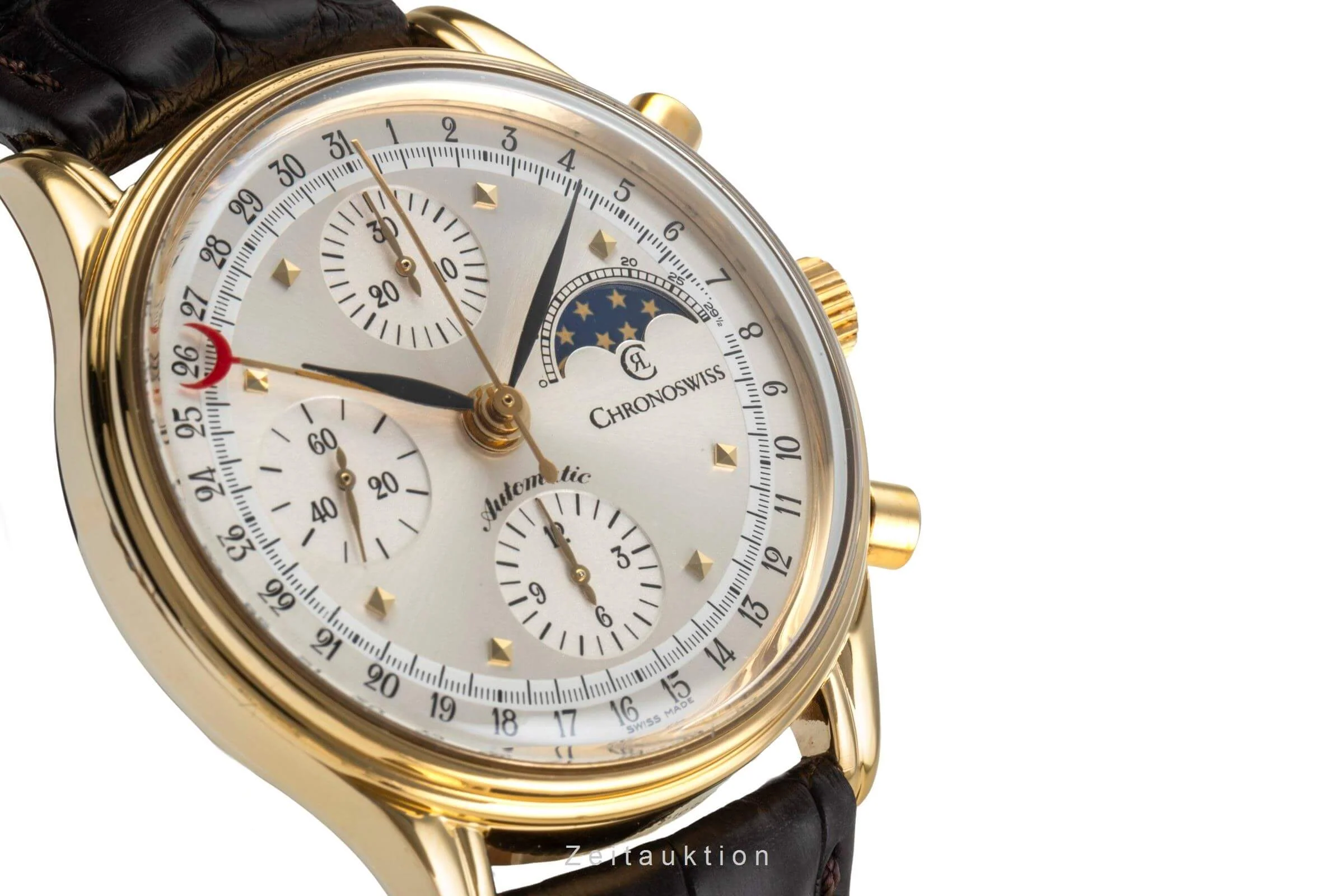 Chronoswiss Lunar chronograph gilt-brass automatic men's watch 77990  [2404051] - Image 13