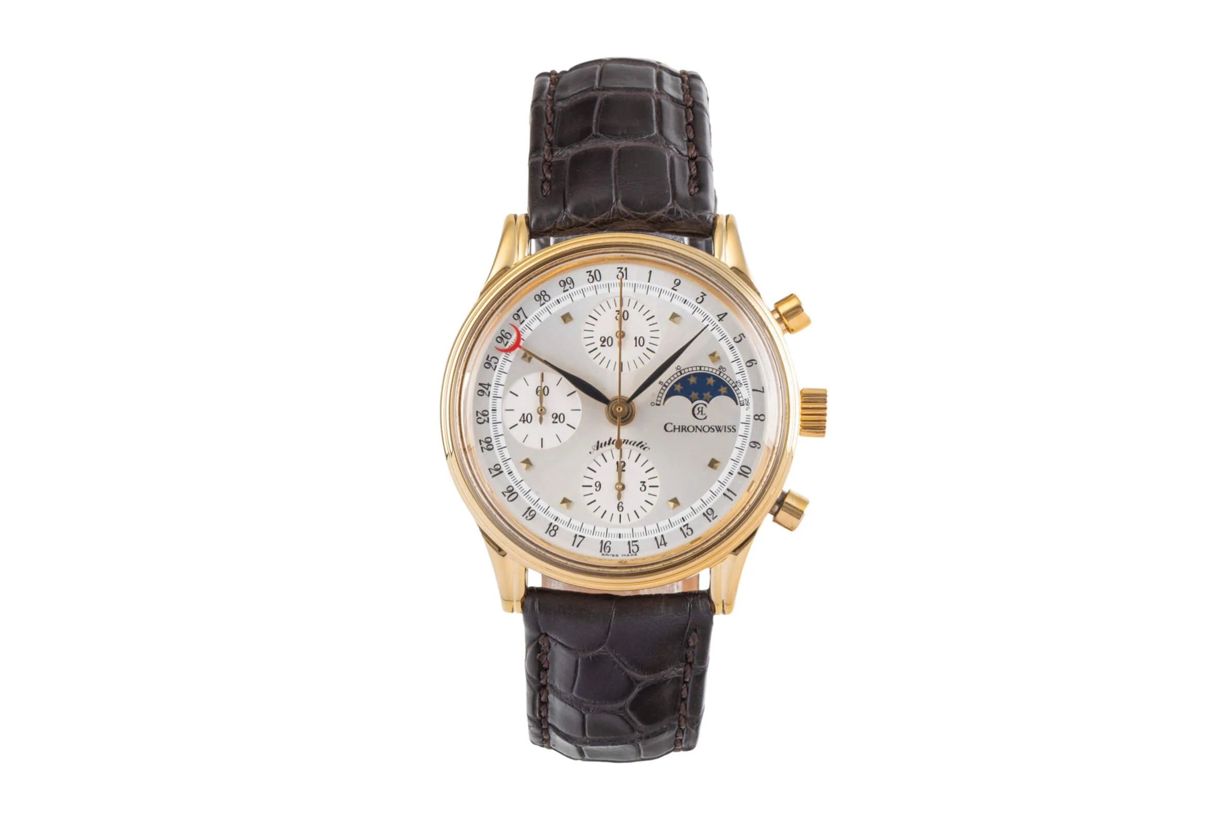 Chronoswiss Lunar chronograph gilt-brass automatic men's watch 77990  [2404051] - Image 4