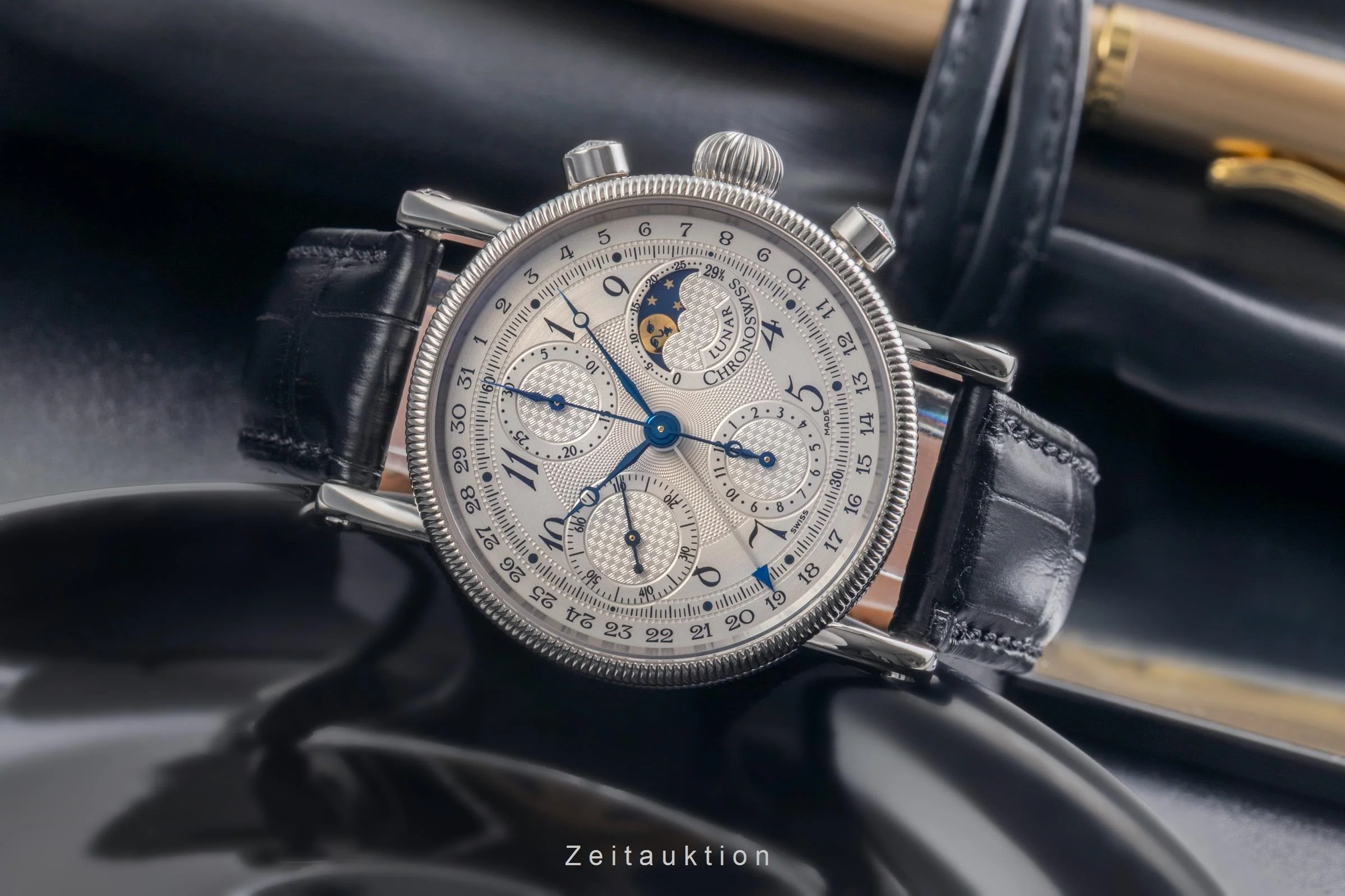 Chronoswiss Lunar chronograph steel automatic men's watch CH7523L 	  [2504199] - Image 3