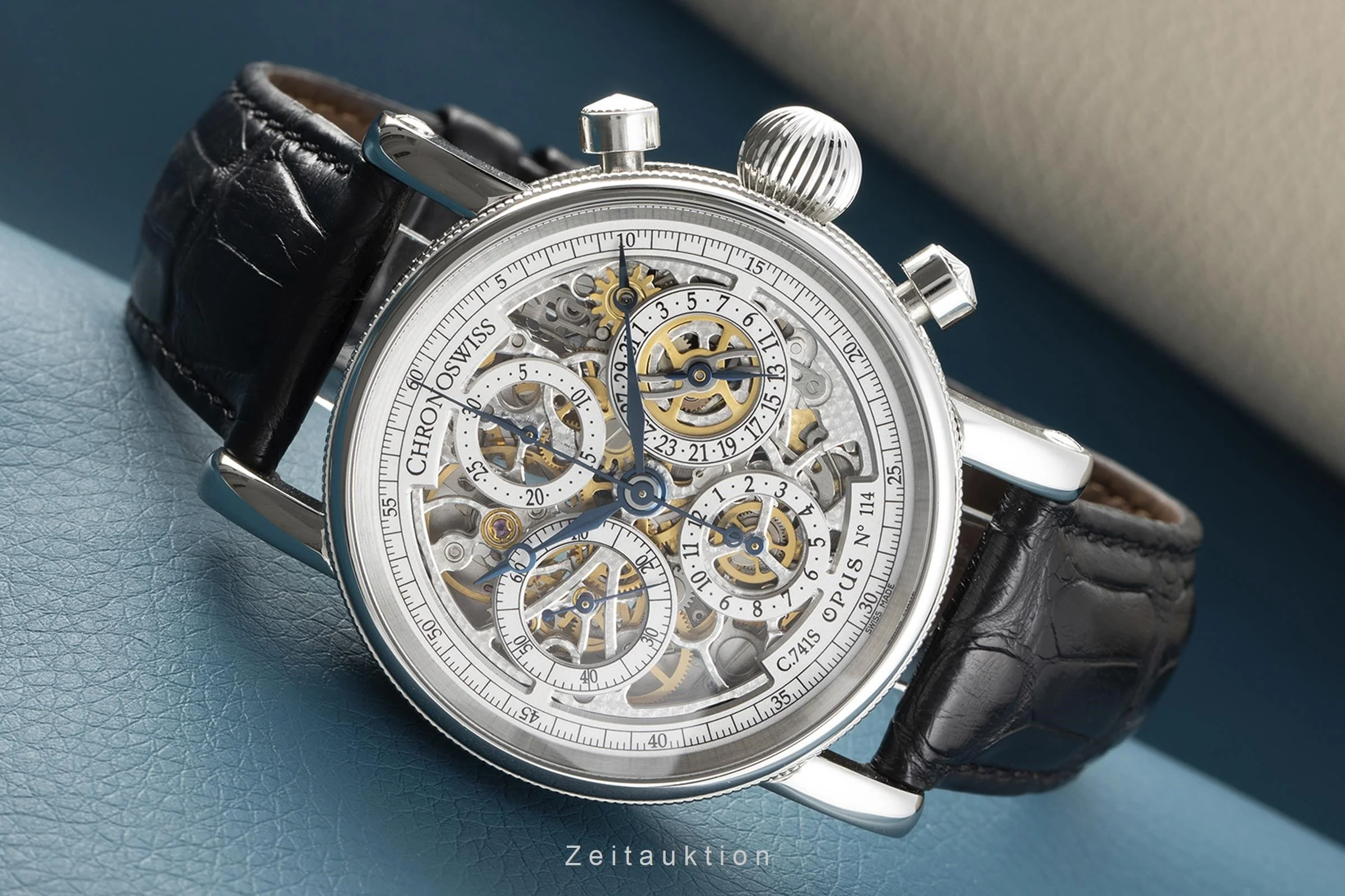 Chronoswiss Opus chronograph steel automatic men's watch CH7543  [2106973] - Image 2