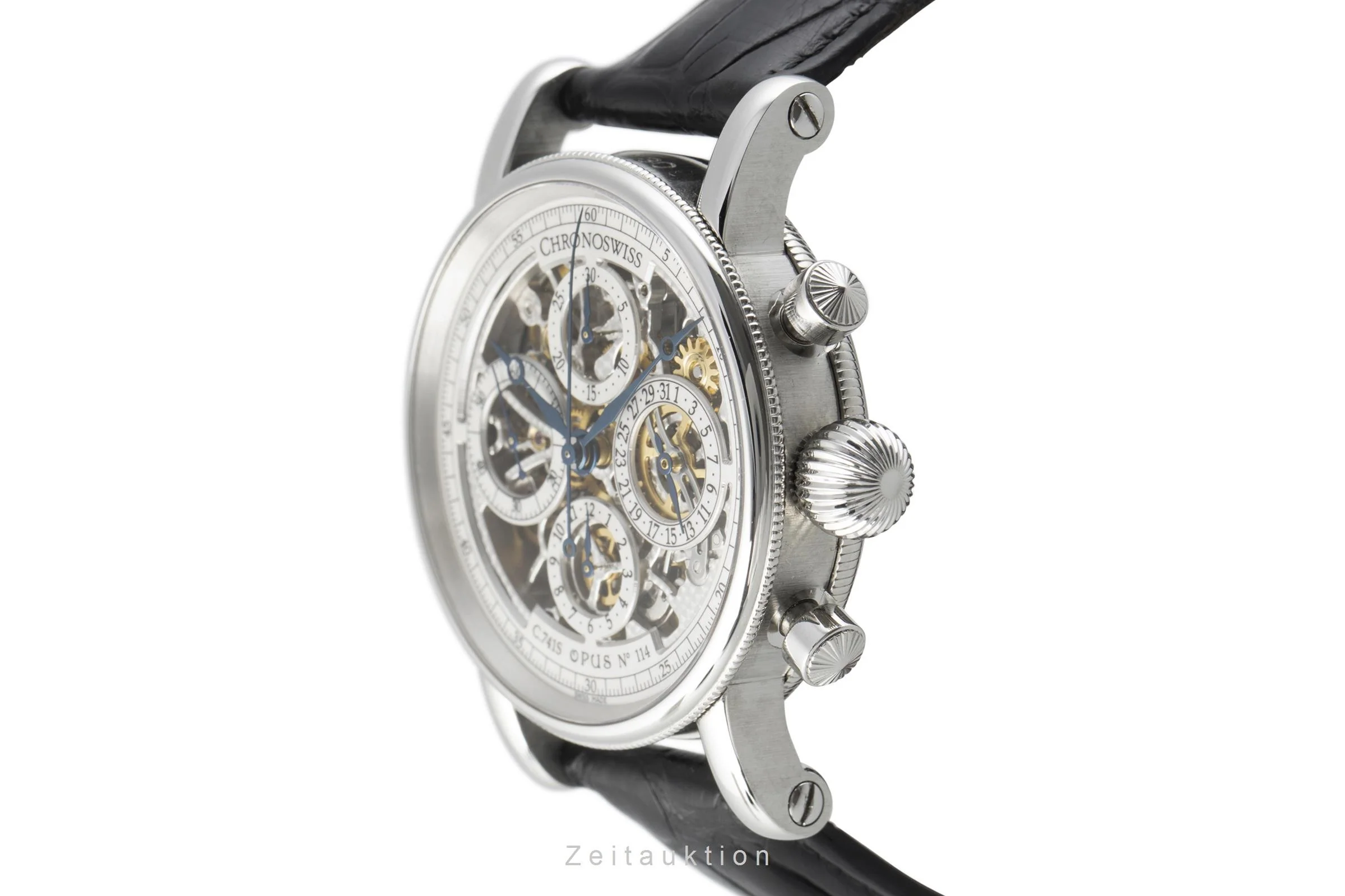 Chronoswiss Opus chronograph steel automatic men's watch CH7543  [2106973] - Image 6