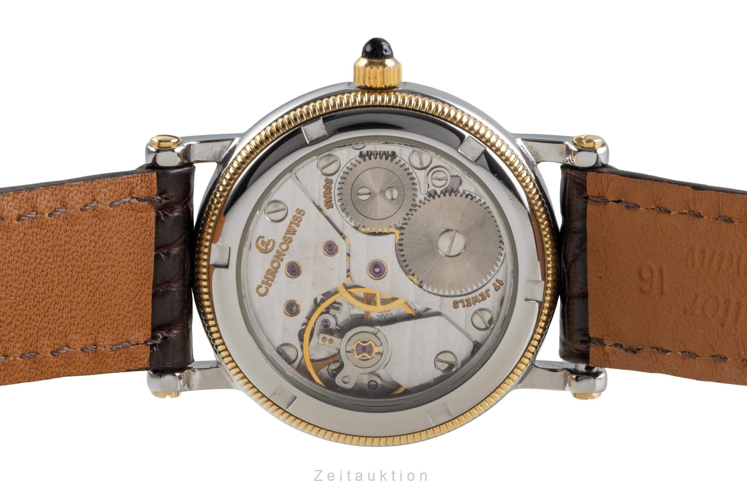 Chronoswiss Orea steel / gold manual winding women's watch CH7162  [2405847] - Image 10