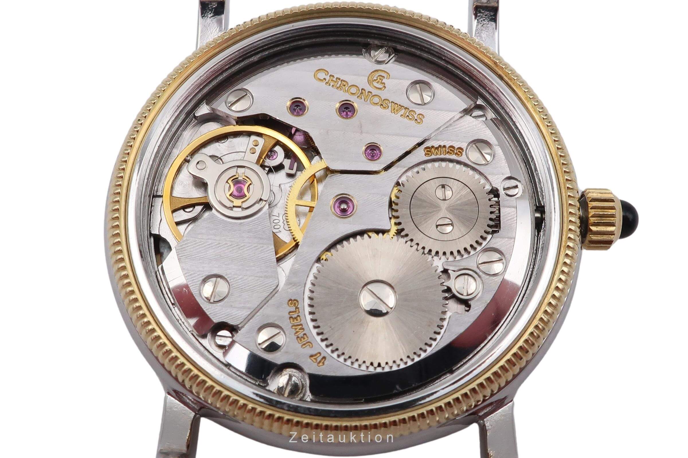 Chronoswiss Orea steel / gold manual winding women's watch CH7162  [2405847] - Image 14