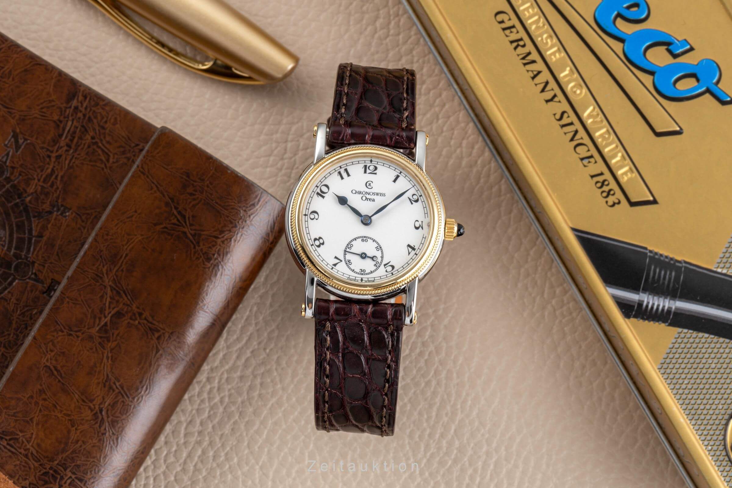 Chronoswiss Orea steel / gold manual winding women's watch CH7162  [2405847] - Image 2