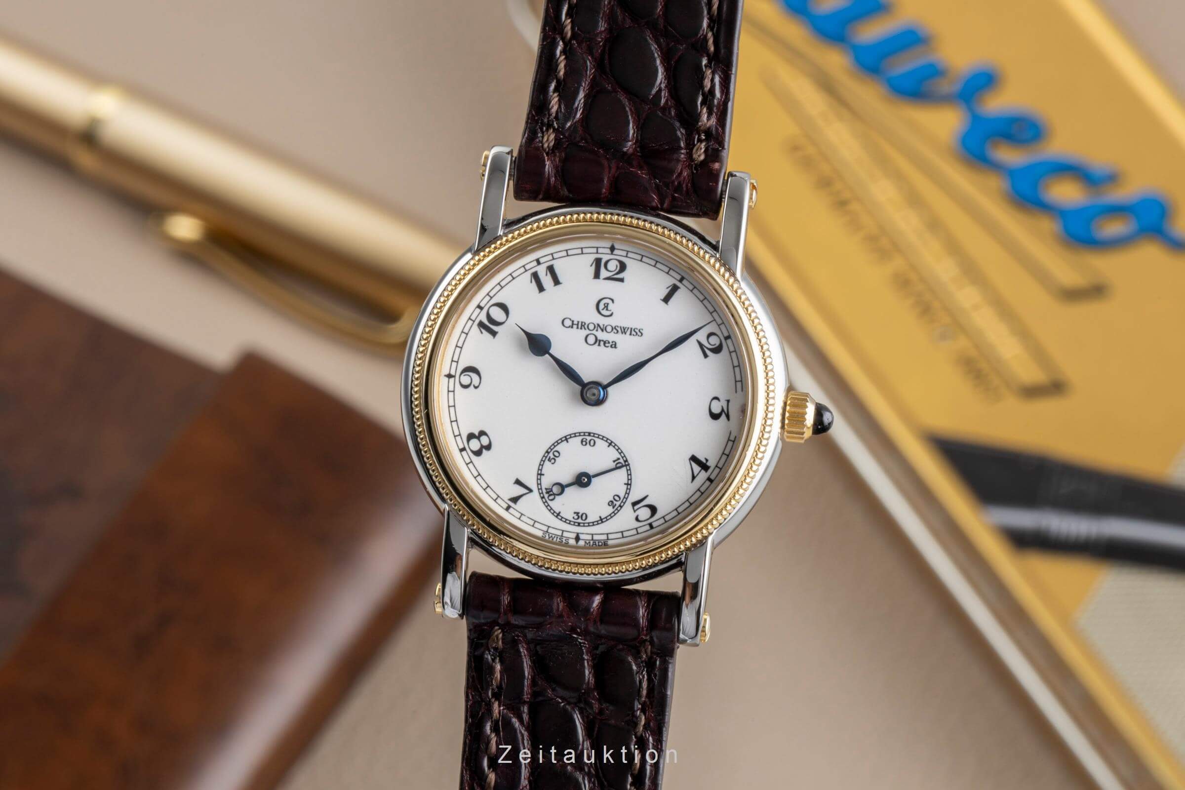 Chronoswiss Orea steel / gold manual winding women's watch CH7162  [2405847] - Image 4