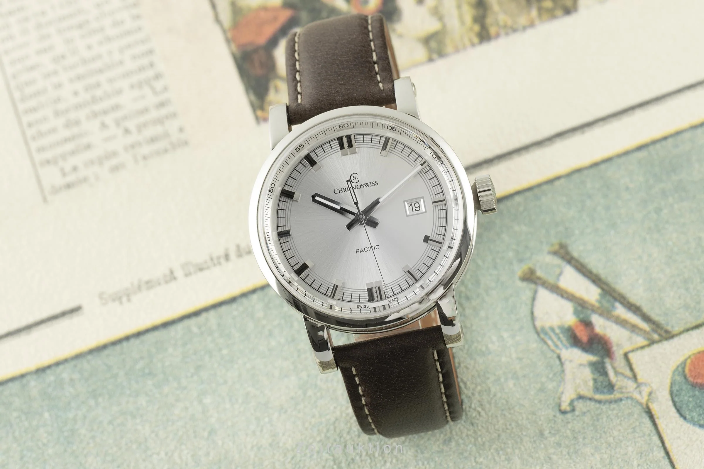 Chronoswiss Pacific steel automatic men's watch CH 2883B  [2108685] - Image 3