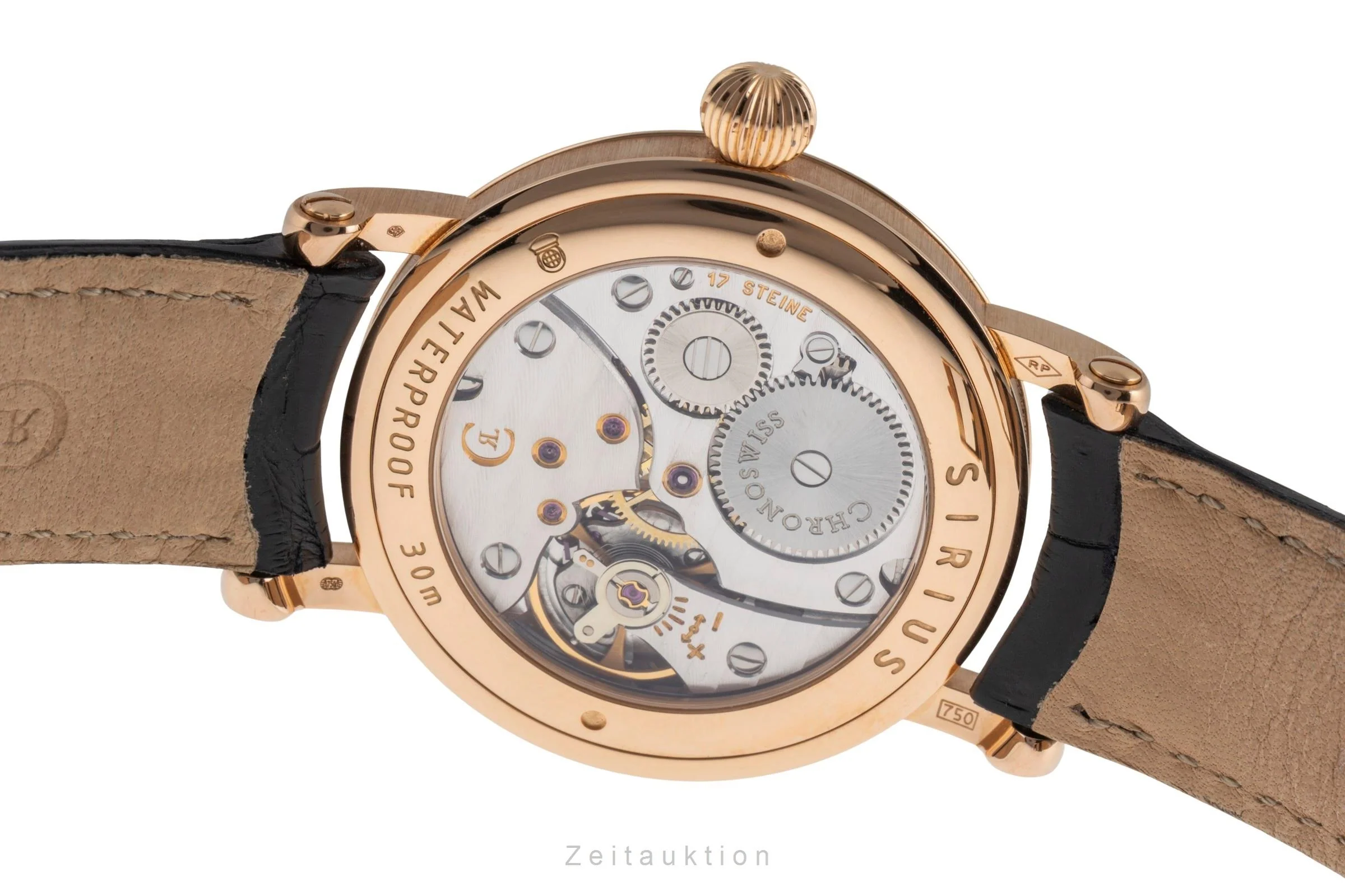 Chronoswiss Sirius 18 ct red gold manual winding men's watch CH 1021 R  [2502658] - Image 11