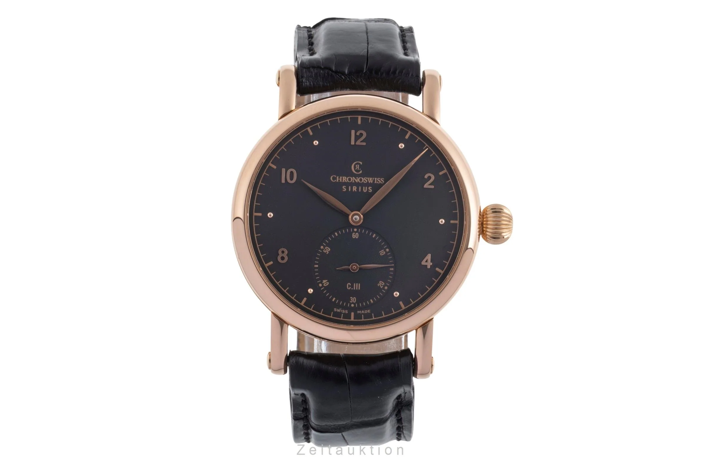 Chronoswiss Sirius 18 ct red gold manual winding men's watch CH 1021 R  [2502658] - Image 5