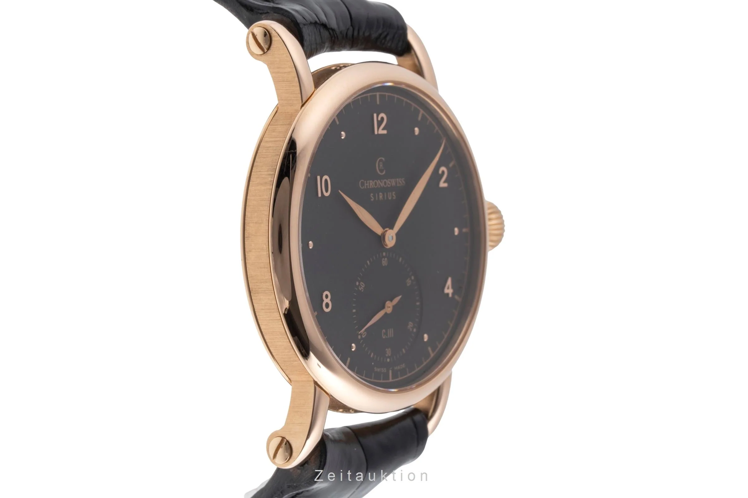 Chronoswiss Sirius 18 ct red gold manual winding men's watch CH 1021 R  [2502658] - Image 8