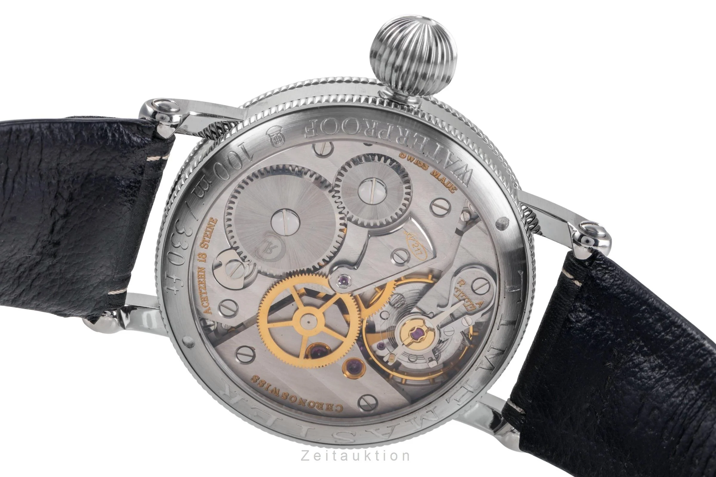 Chronoswiss Timemaster steel manual winding men's watch CH 6233SW  [2504799] - Image 11