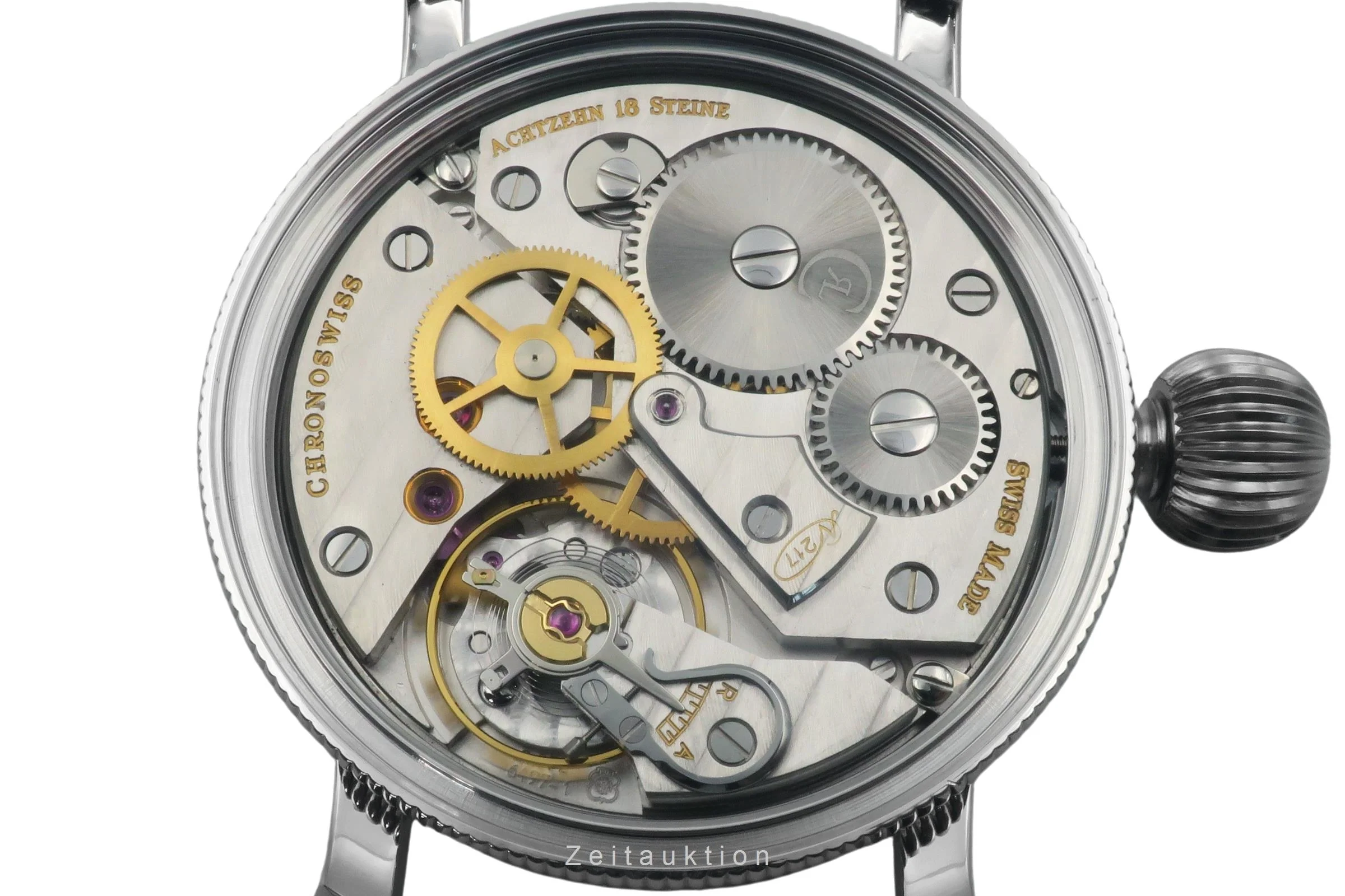 Chronoswiss Timemaster steel manual winding men's watch CH 6233SW  [2504799] - Image 16