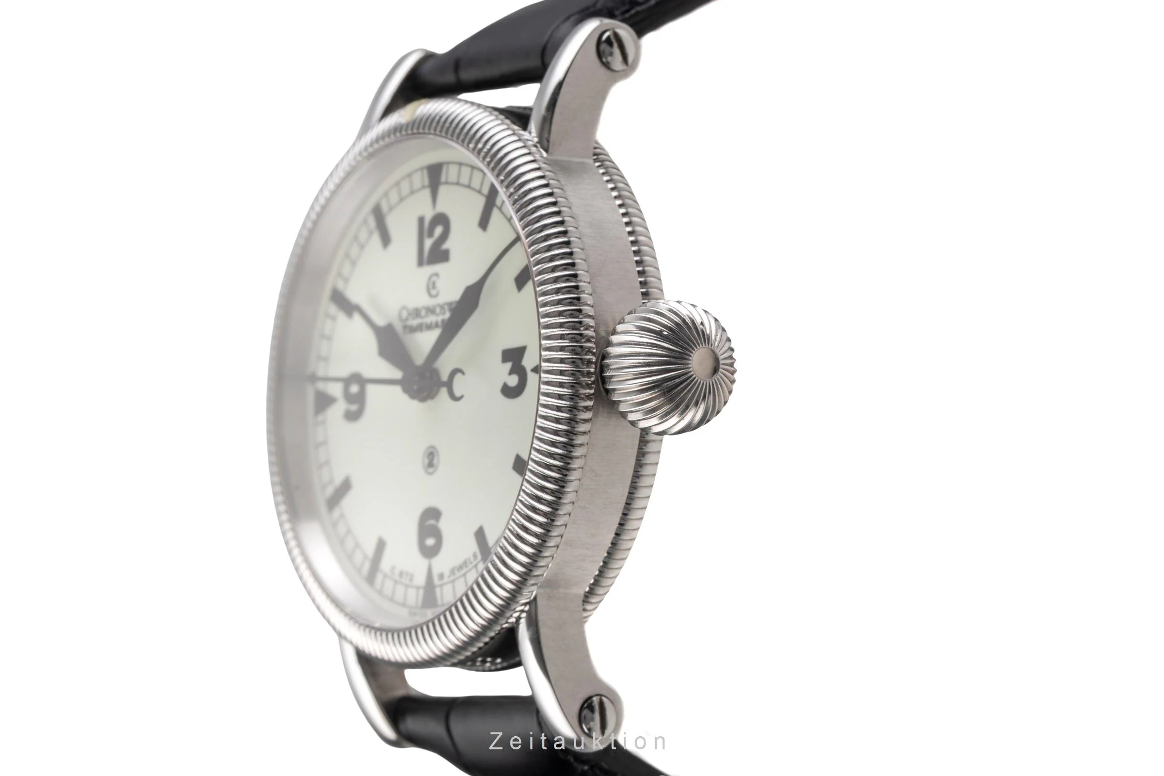 Chronoswiss Timemaster steel manual winding men's watch CH6233  [2505109] - Image 7