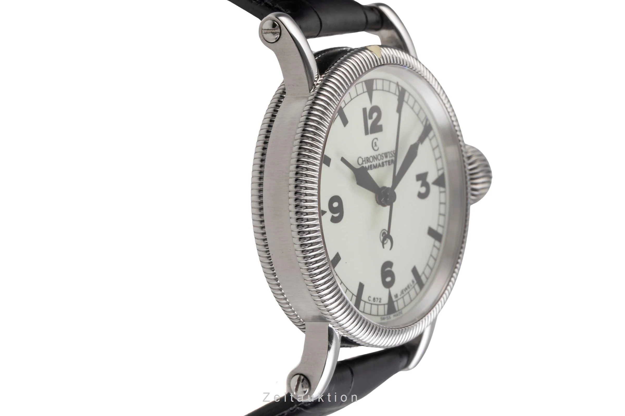 Chronoswiss Timemaster steel manual winding men's watch CH6233  [2505109] - Image 8