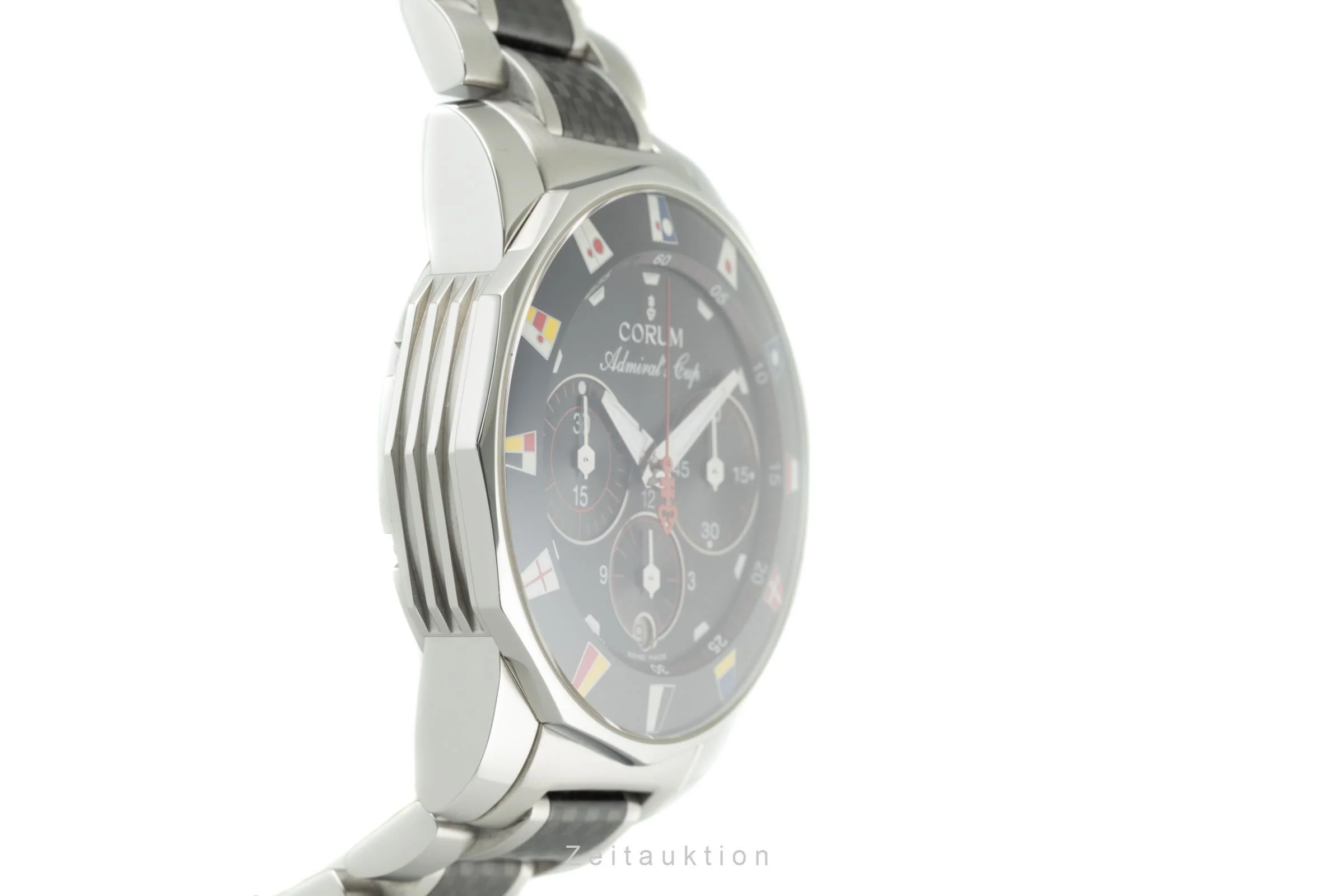 Corum Admirals Cup chronograph steel automatic men's watch 985.631.20 Limited  [2201191] - Image 6