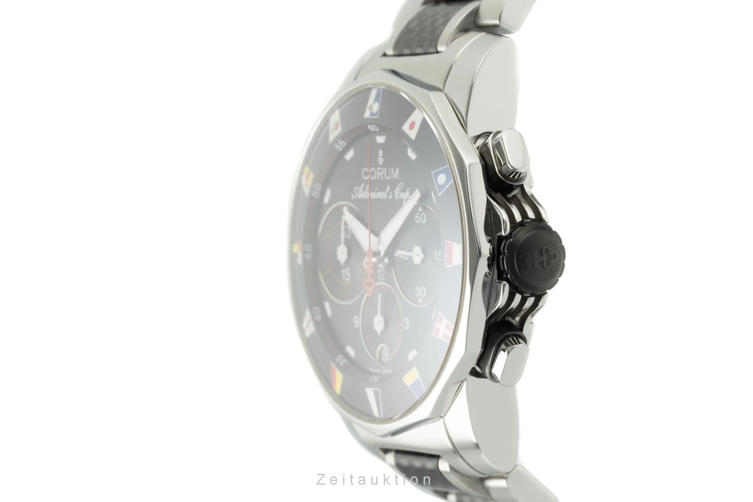 Corum Admirals Cup chronograph steel automatic men's watch 985.631.20 Limited  [2201191] - Image 7