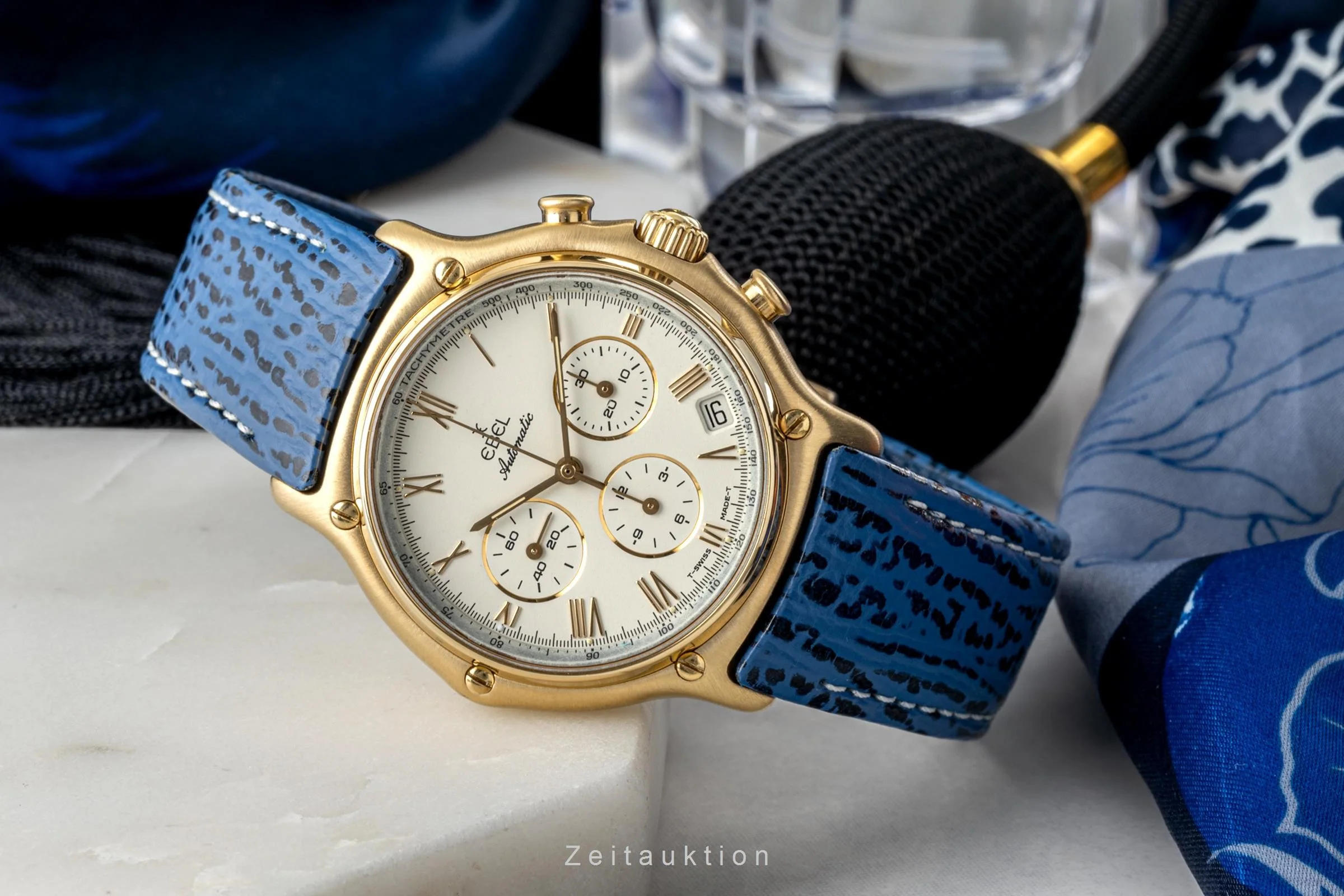 Ebel 1911 chronograph 18 ct gold automatic men's watch 8134901 LP: 0EUR  [2301600] - Image 2