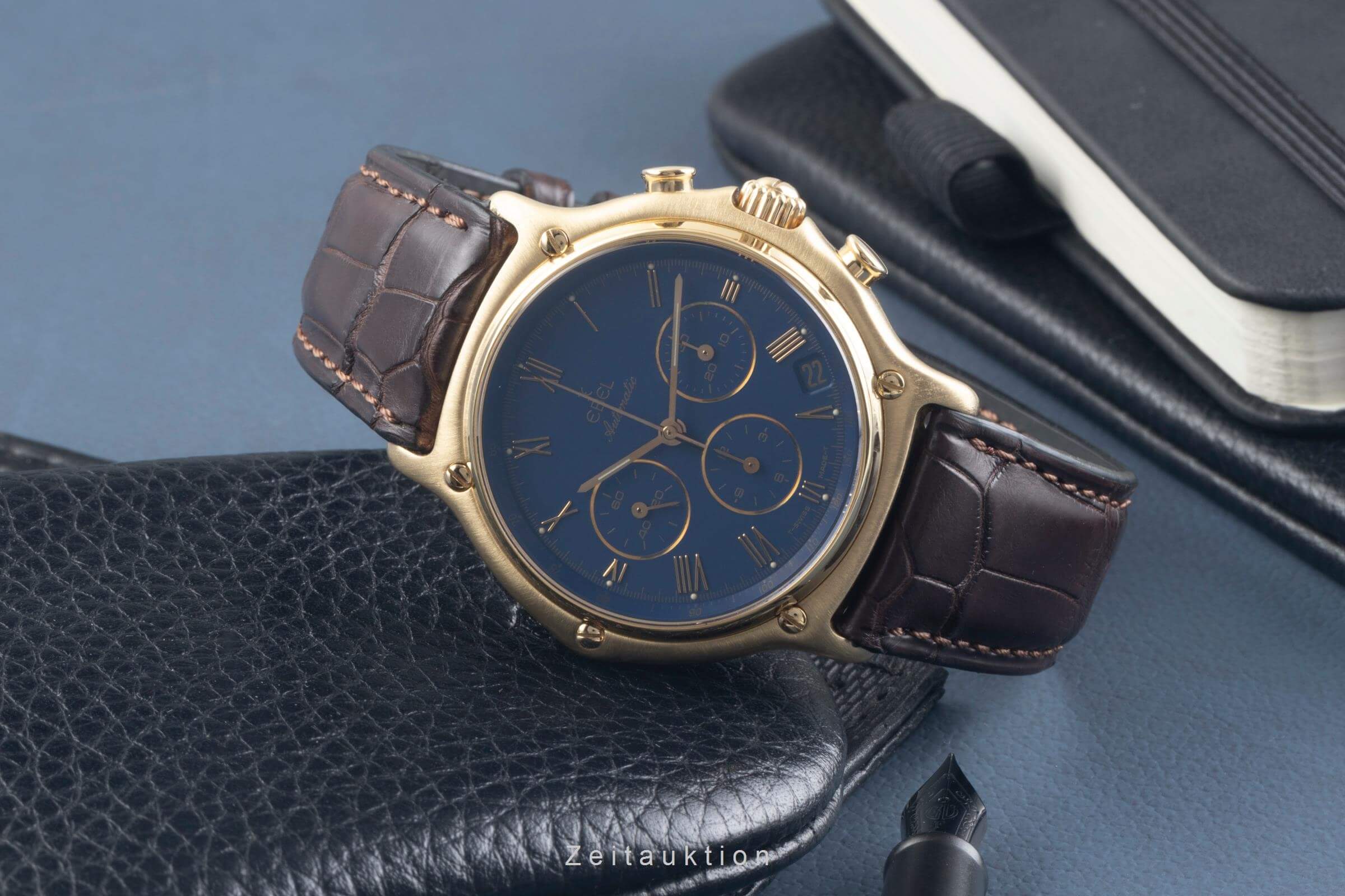 Ebel 1911 chronograph 18 ct gold automatic men's watch 8134901  [2500361] - Image 3