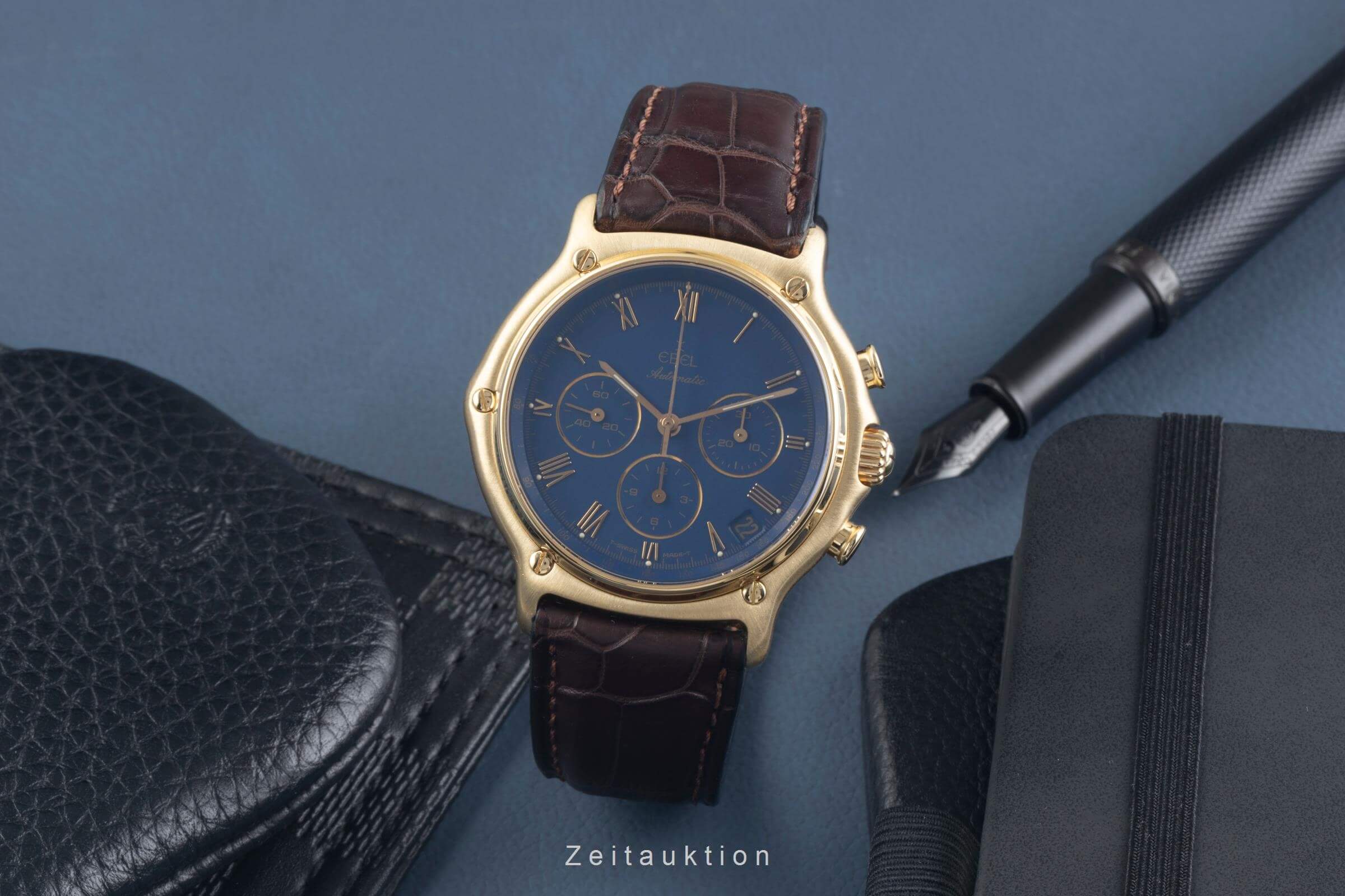 Ebel 1911 chronograph 18 ct gold automatic men's watch 8134901  [2500361] - Image 4