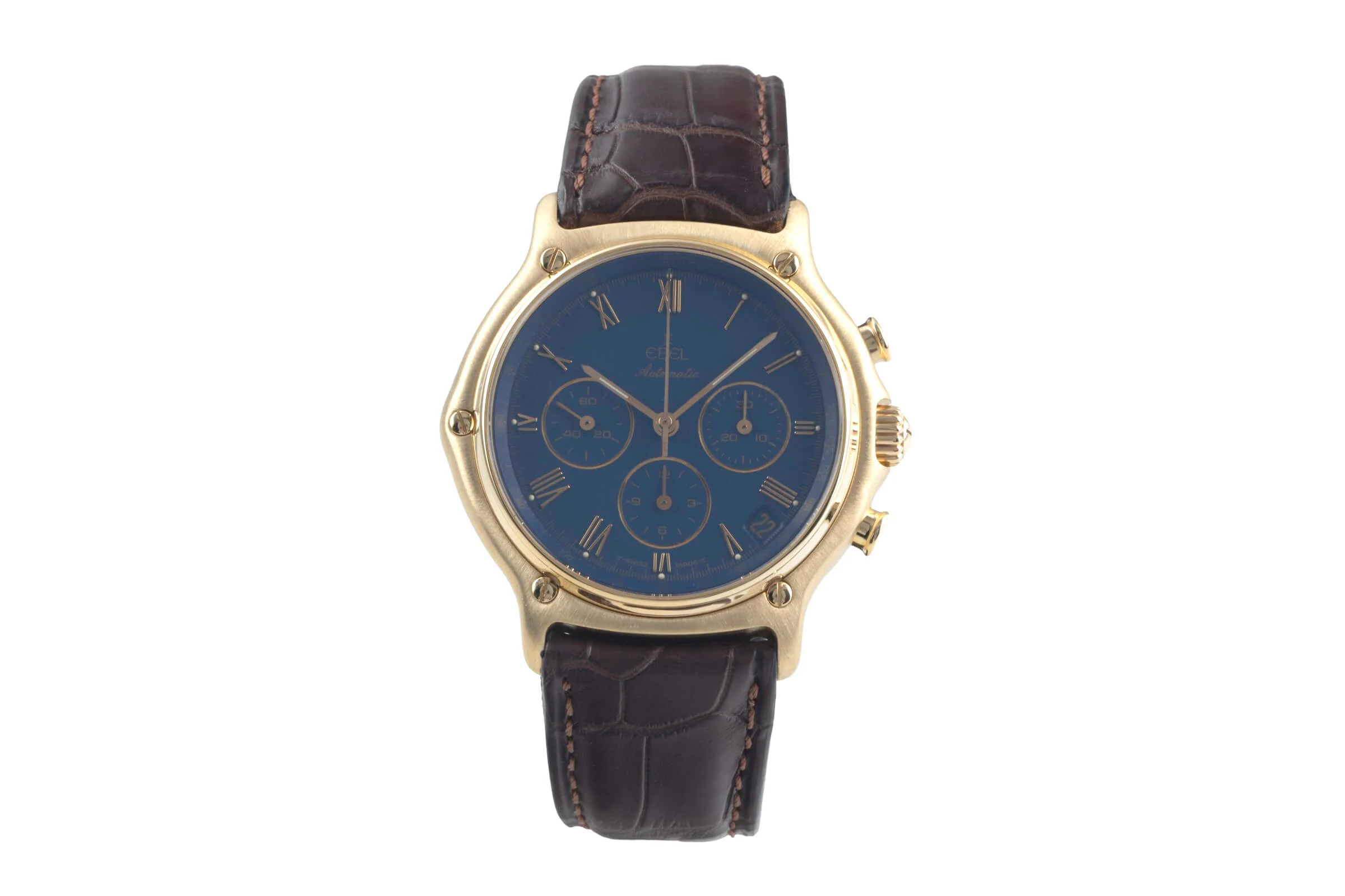 Ebel 1911 chronograph 18 ct gold automatic men's watch 8134901  [2500361] - Image 5