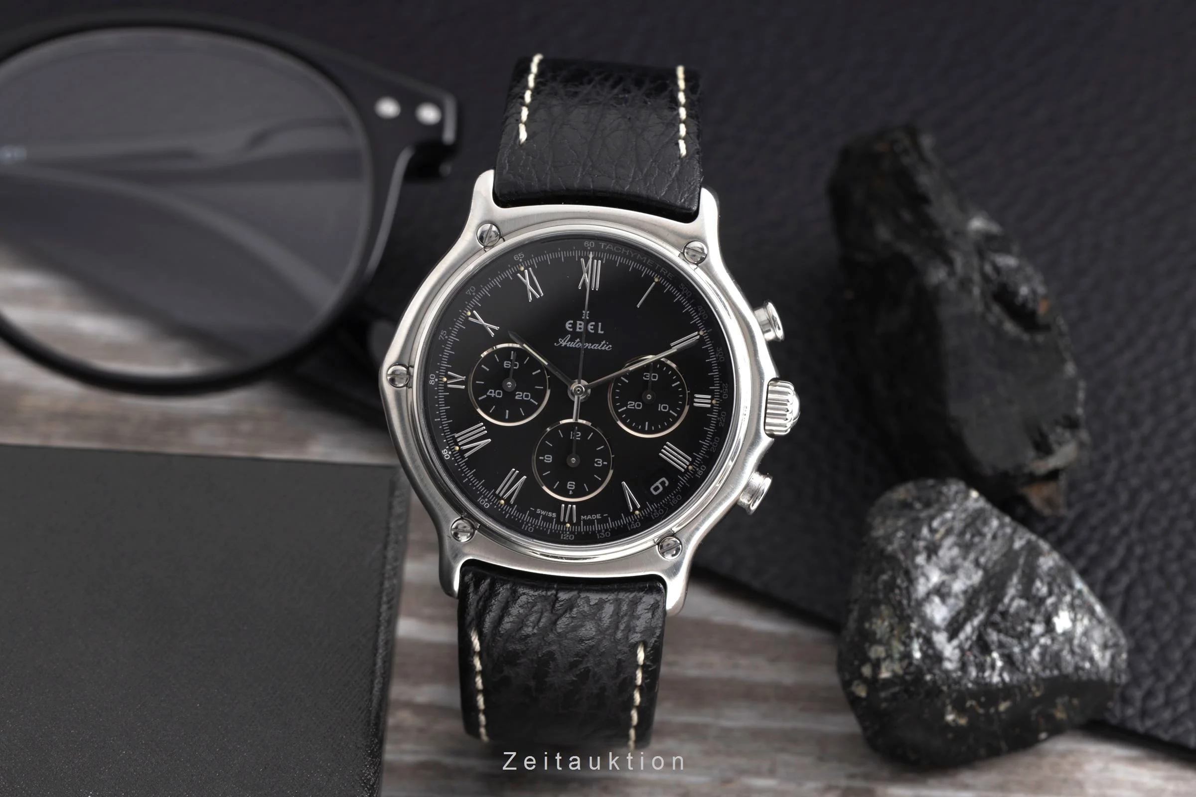 Ebel 1911 chronograph steel automatic men's watch 9134901  [2502353] - Image 4