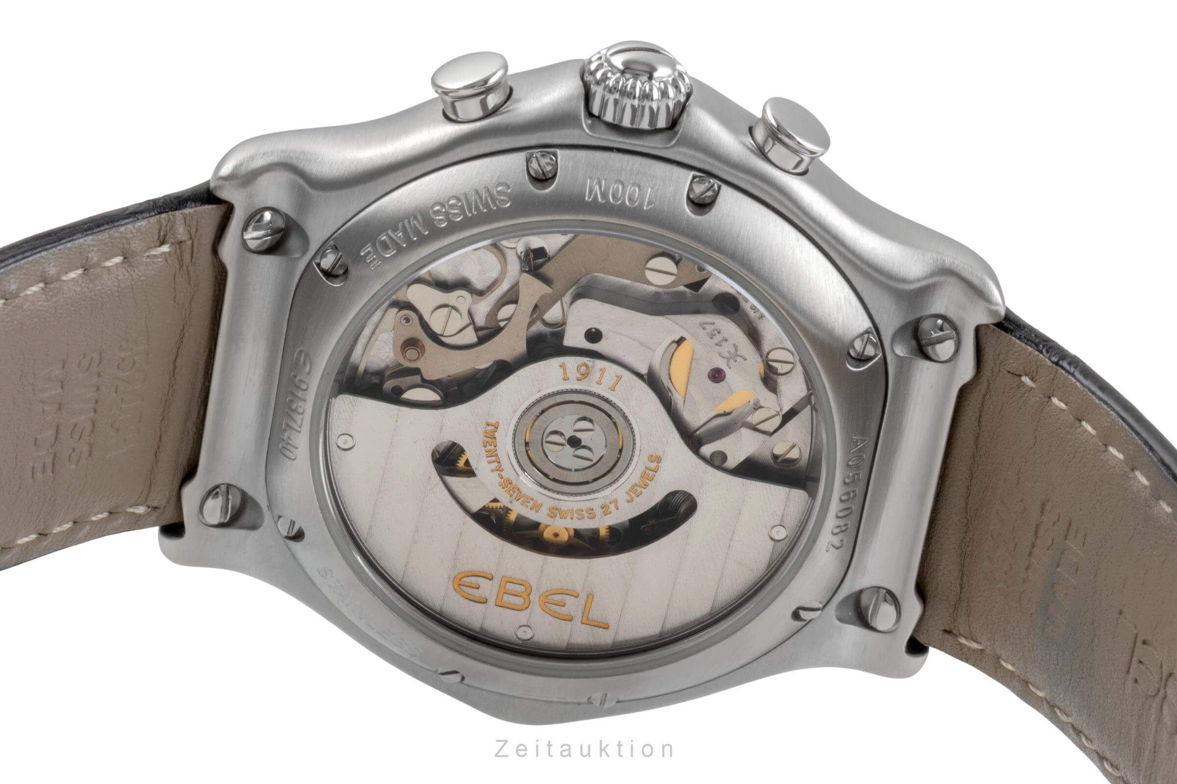 Ebel 1911 chronograph steel automatic men's watch 9137L40  [2501989] - Image 11
