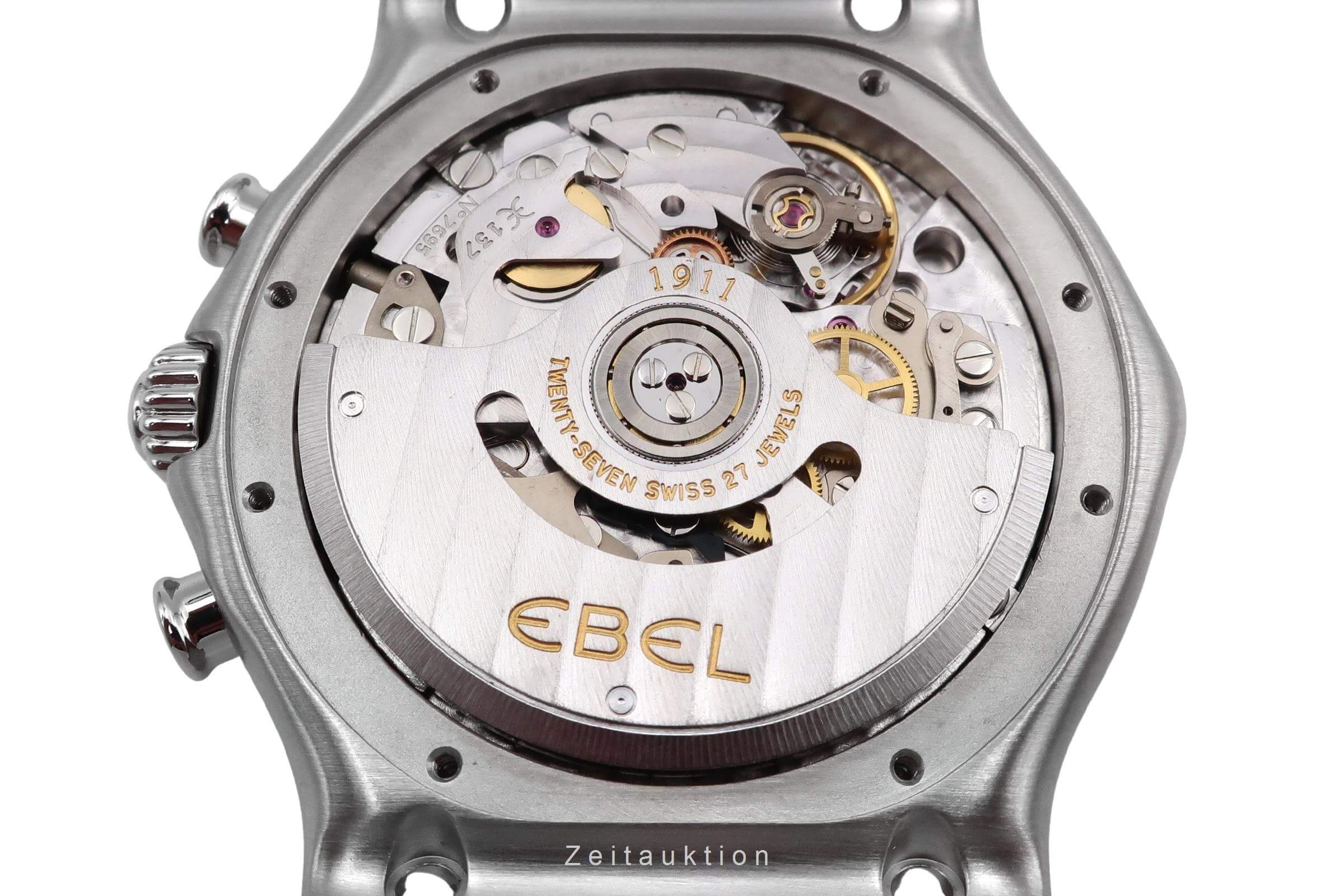 Ebel 1911 chronograph steel automatic men's watch 9137L40  [2501989] - Image 15