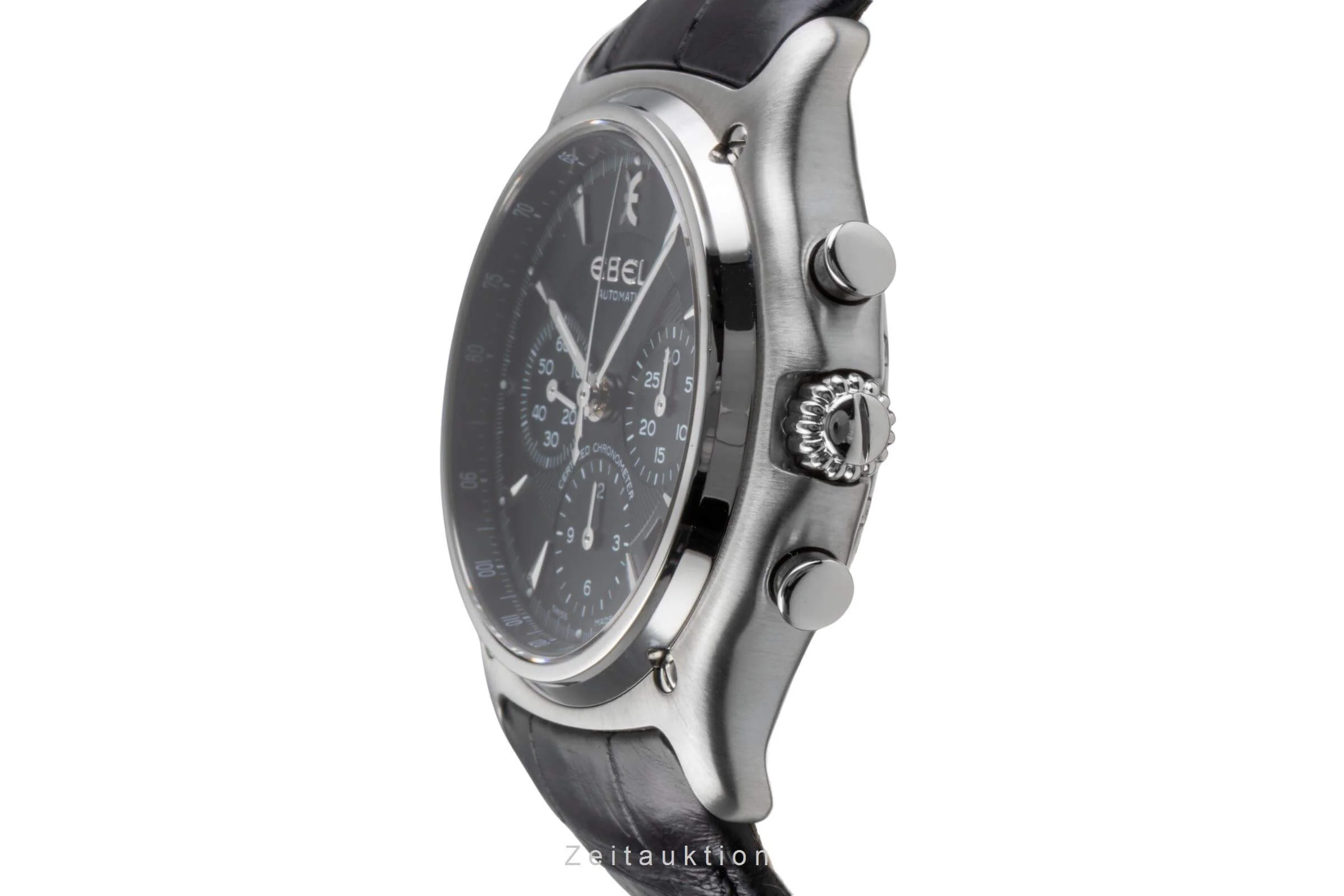 Ebel 1911 chronograph steel automatic men's watch 9137L40  [2501989] - Image 7