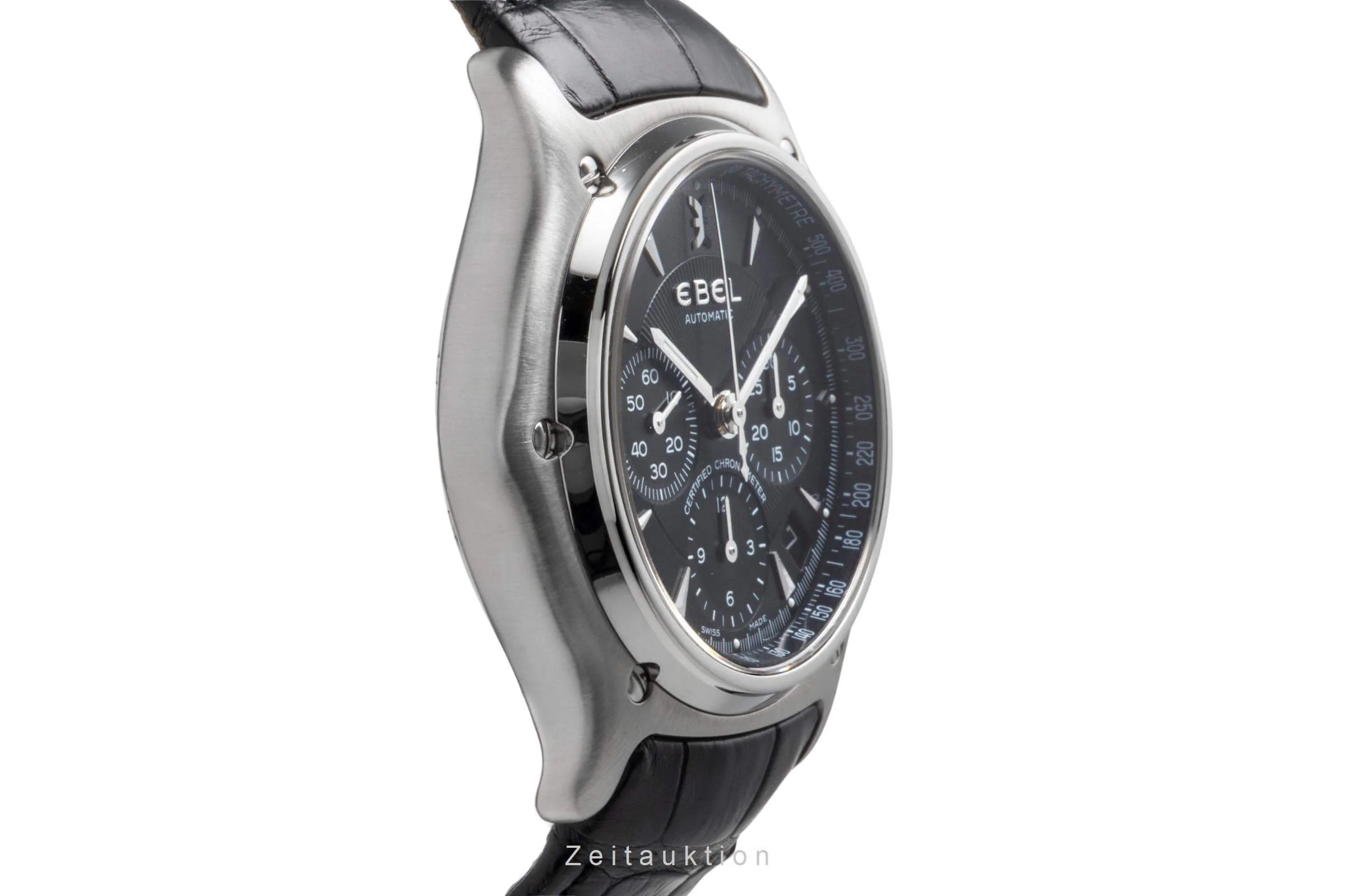 Ebel 1911 chronograph steel automatic men's watch 9137L40  [2501989] - Image 8