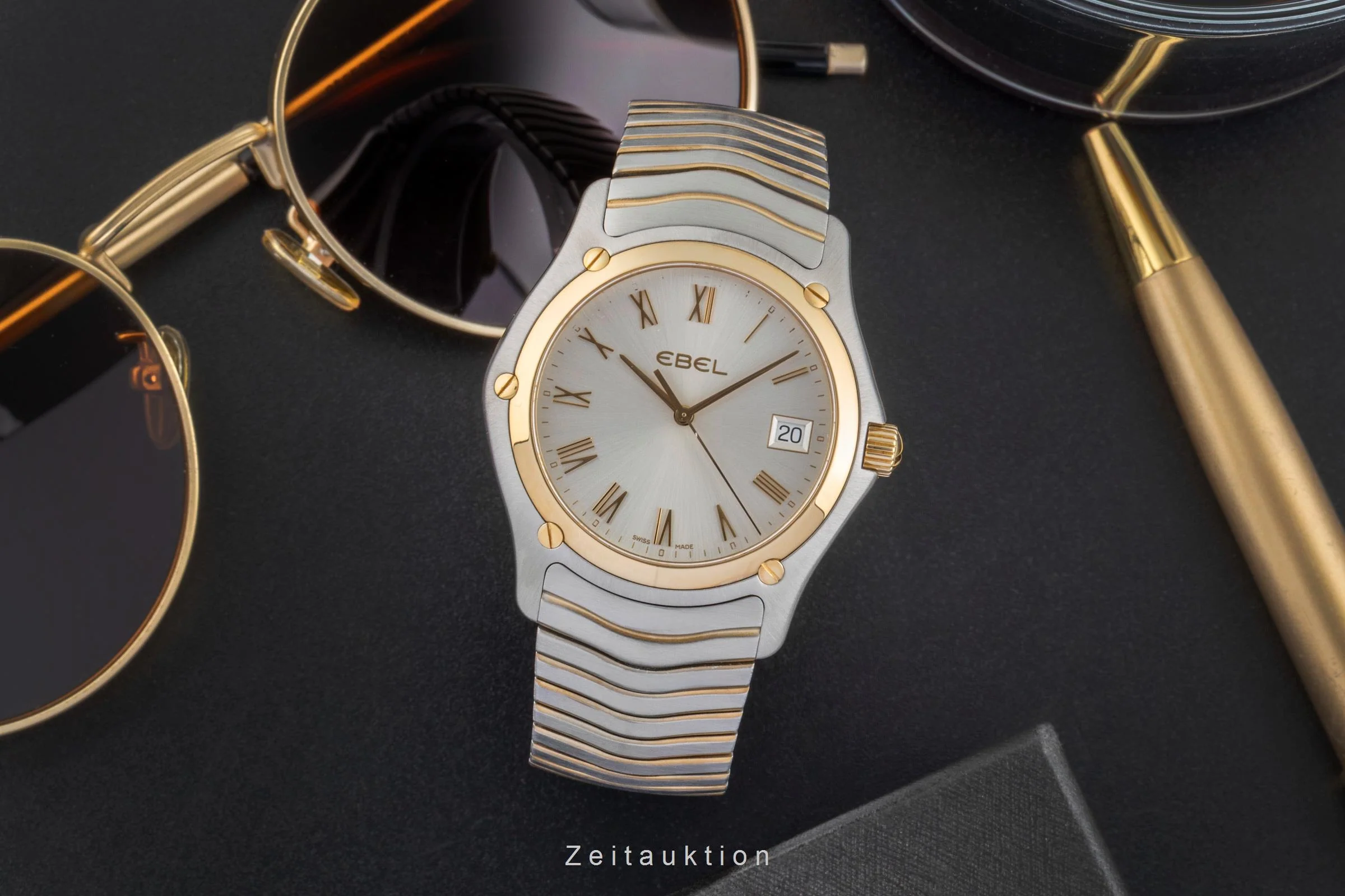 Ebel Classic Wave steel / gold quartz men's watch 1255F41  [2506800] - Image 4