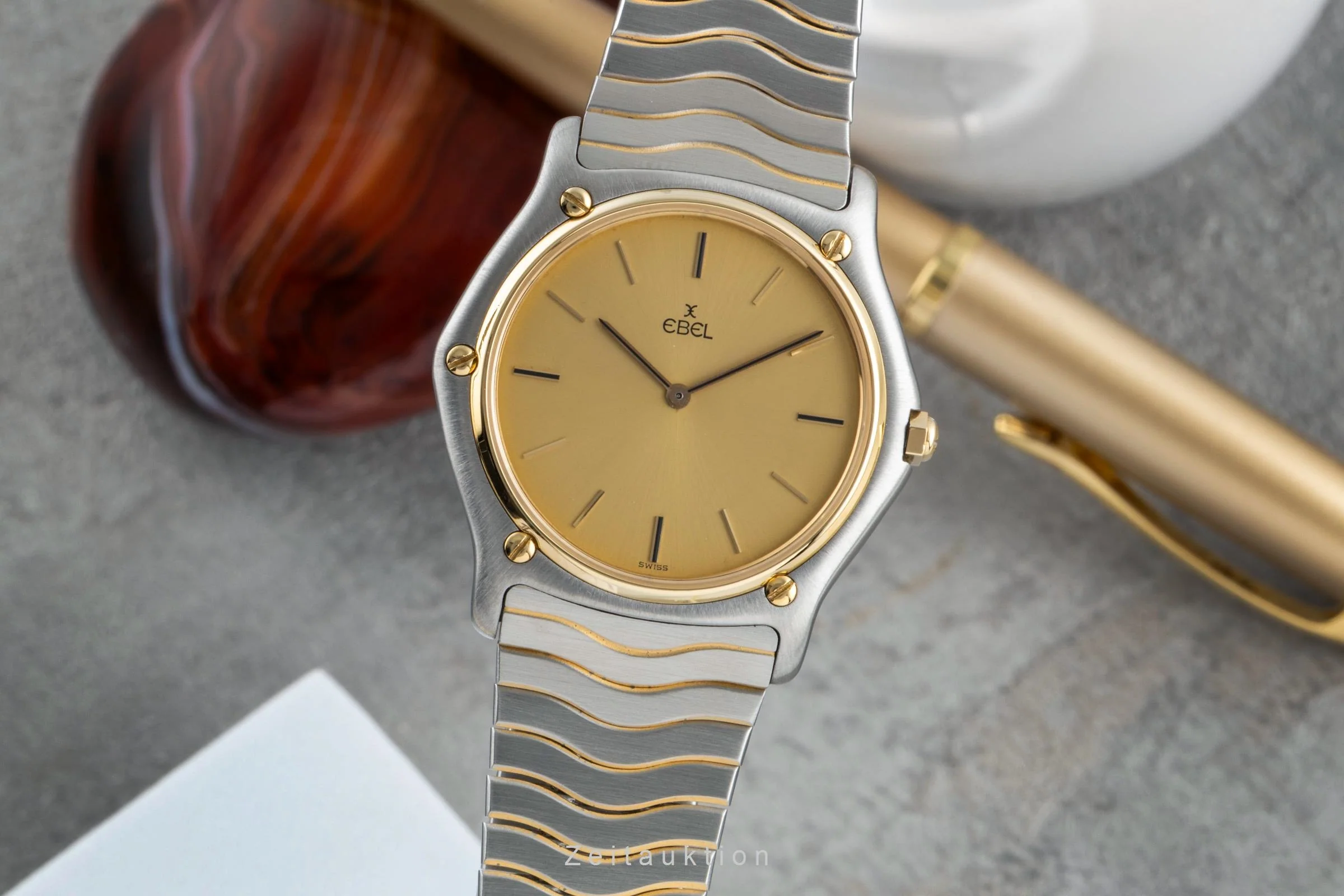 Ebel Classic Wave steel / gold quartz men's watch 181903  [2505849] - Image 2